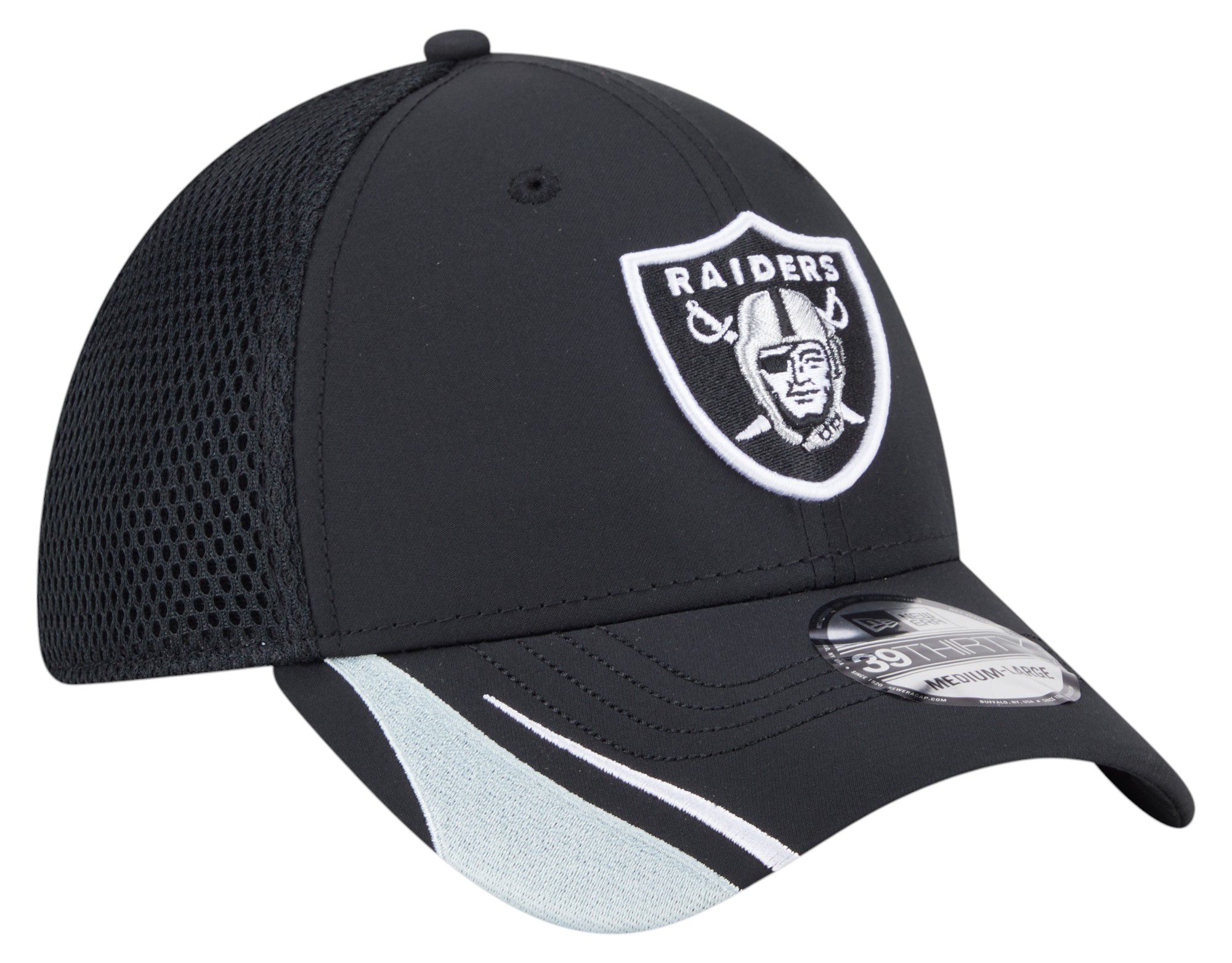 New Era Adult Las Vegas Raiders Black Linear 39Thirty Adjustable Hat product image