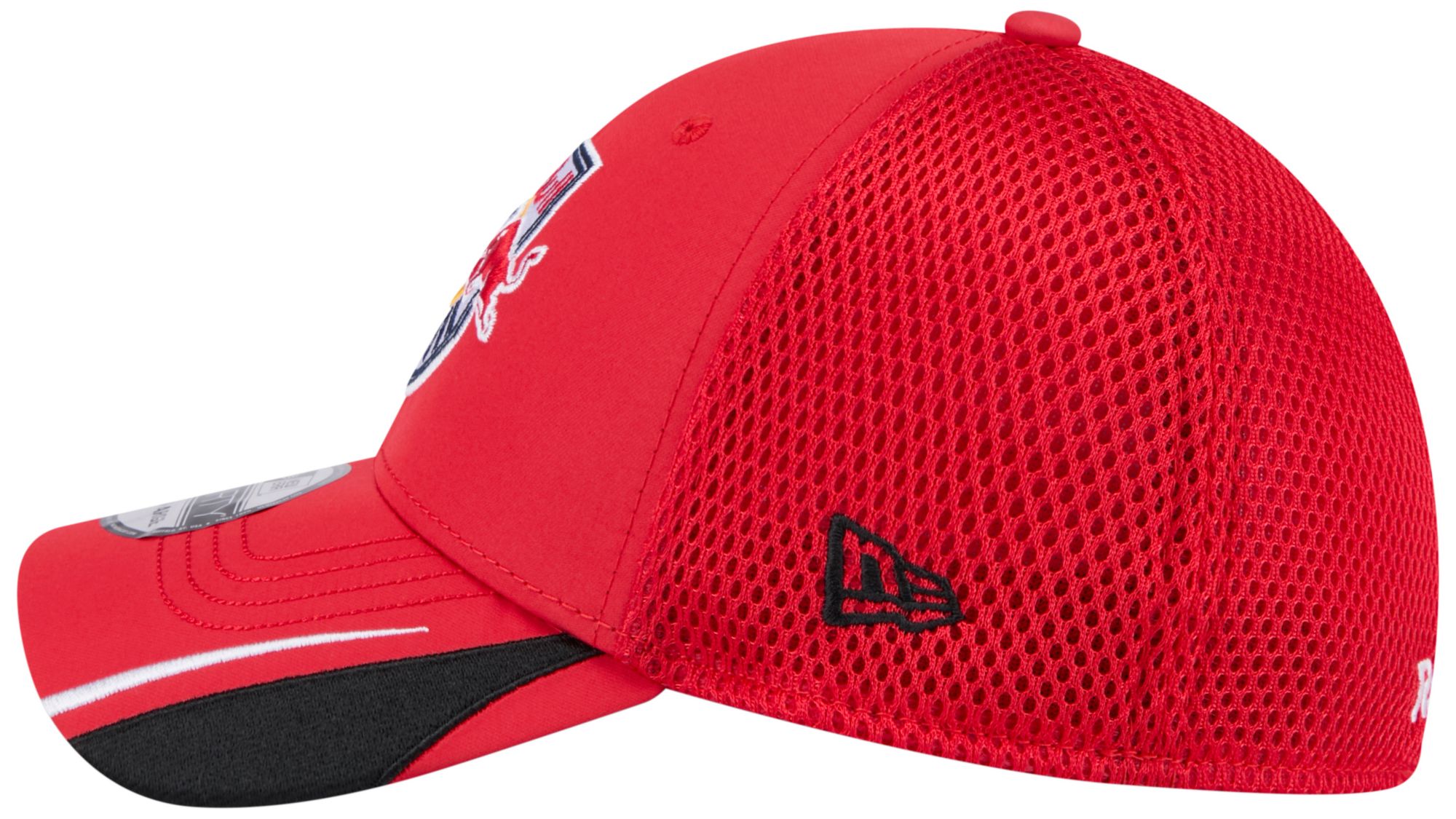 New Era Adult New York Red Bulls Red Linear 39Thirty Stretch Fit Hat product image
