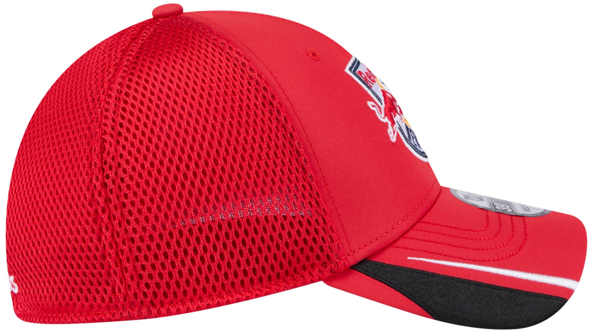 New Era Adult New York Red Bulls Red Linear 39Thirty Stretch Fit Hat product image