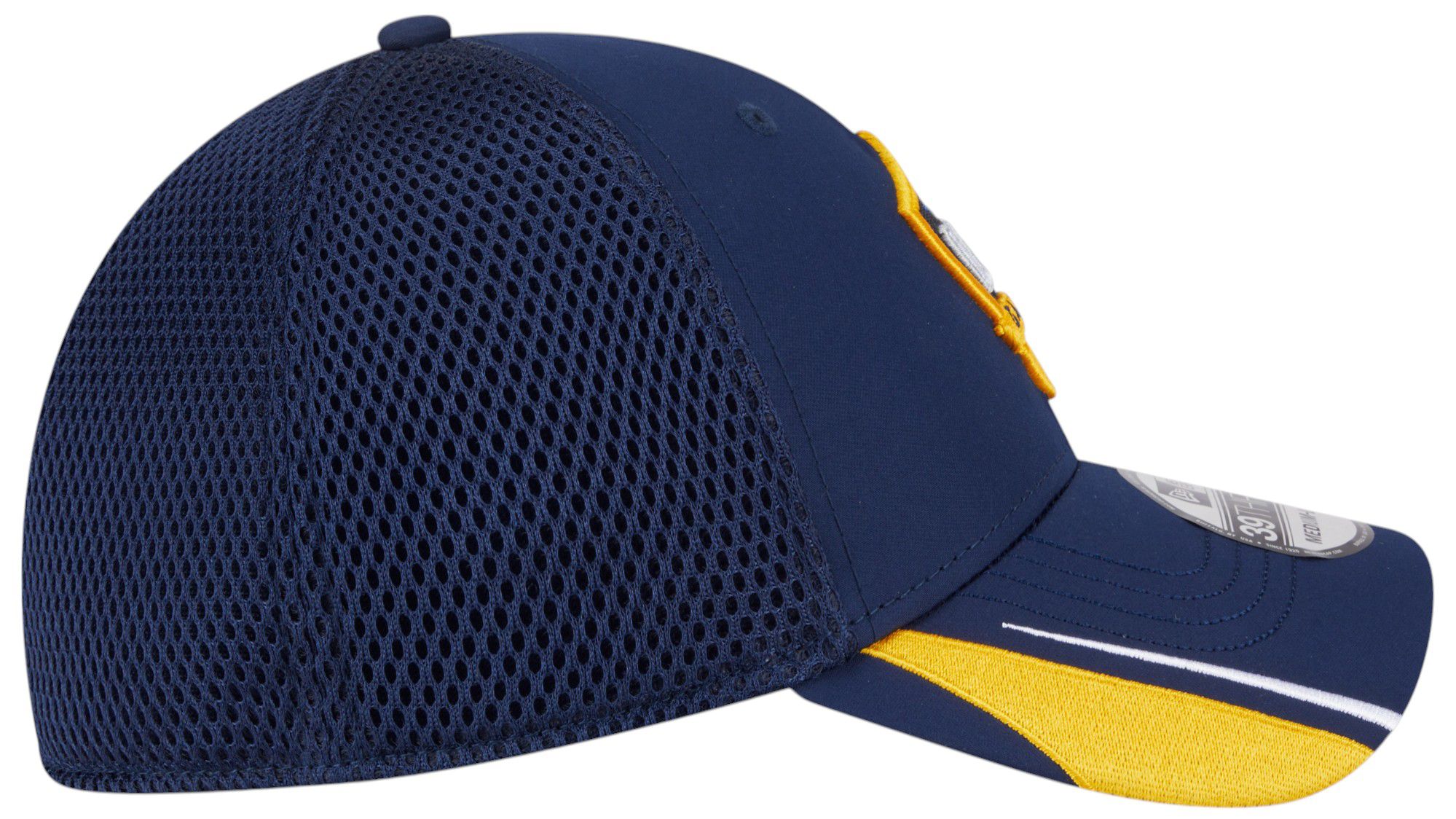 New Era Adult Los Angeles Galaxy Dark Blue Linear 39Thirty Stretch Fit Hat product image