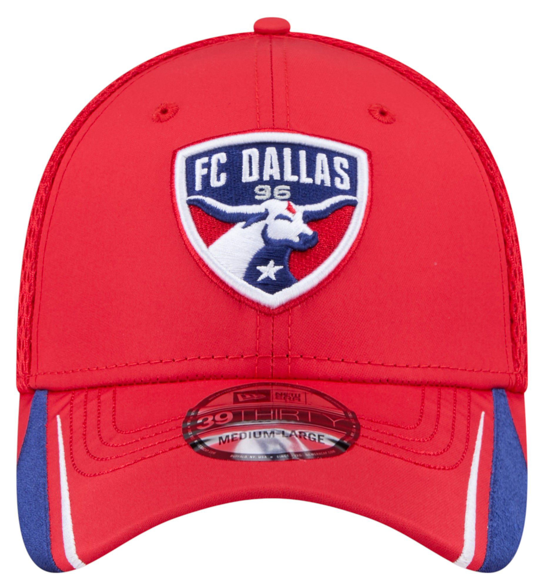 New Era Adult FC Dallas Red Linear 39Thirty Stretch Fit Hat product image