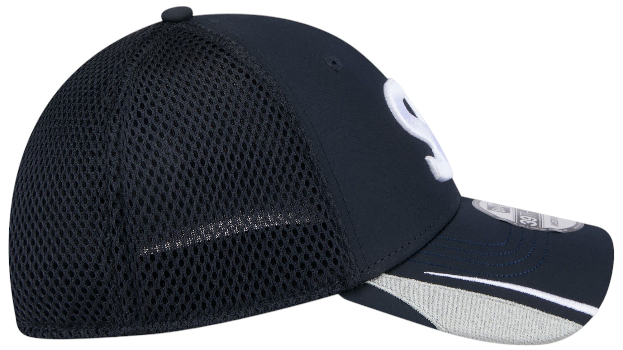 New Era Adult San Diego FC Navy Linear 39Thirty Stretch Fit Hat product image