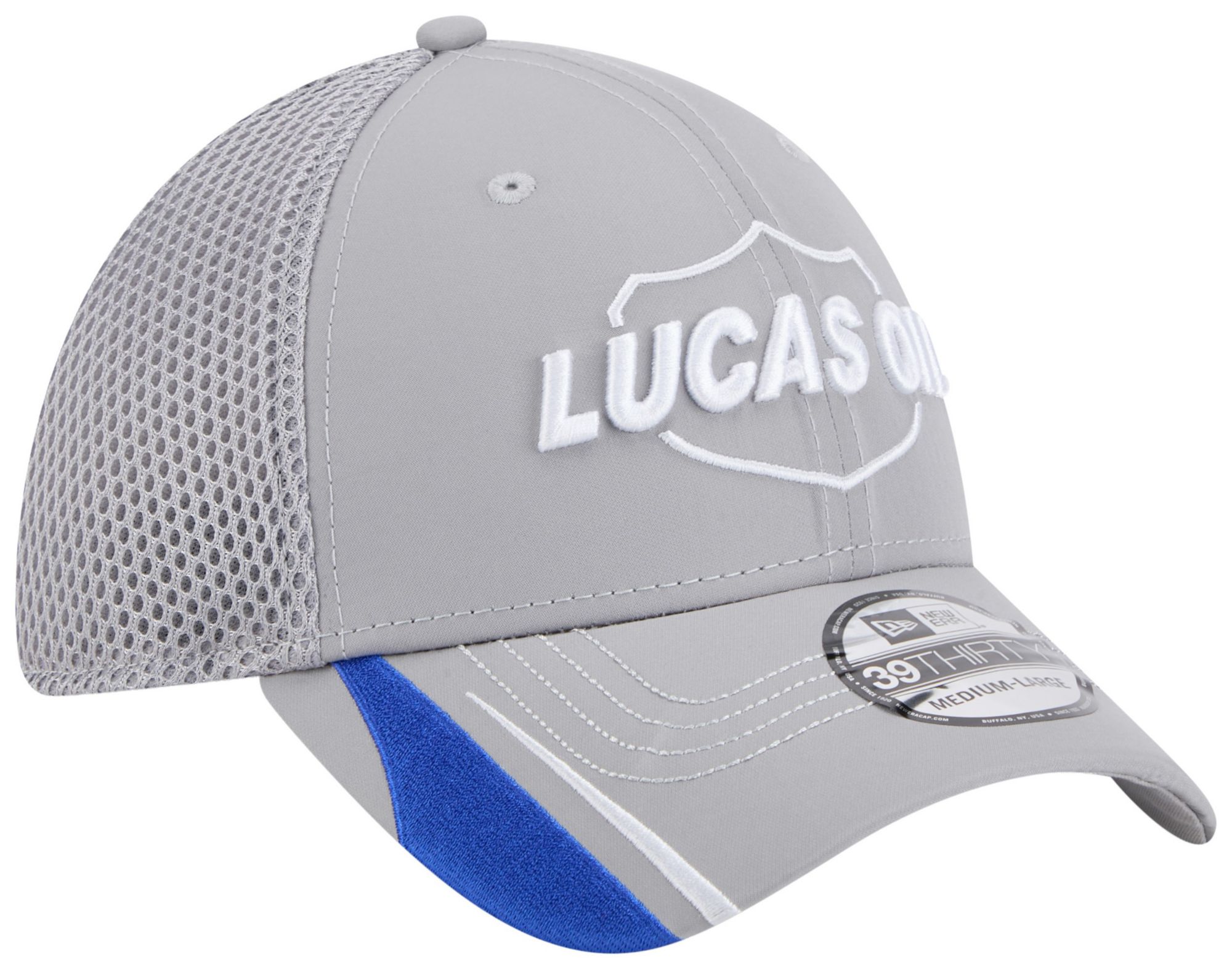 New Era Adult Nascar Kyle Busch Grey 39Thirty Stretch Fit Hat product image