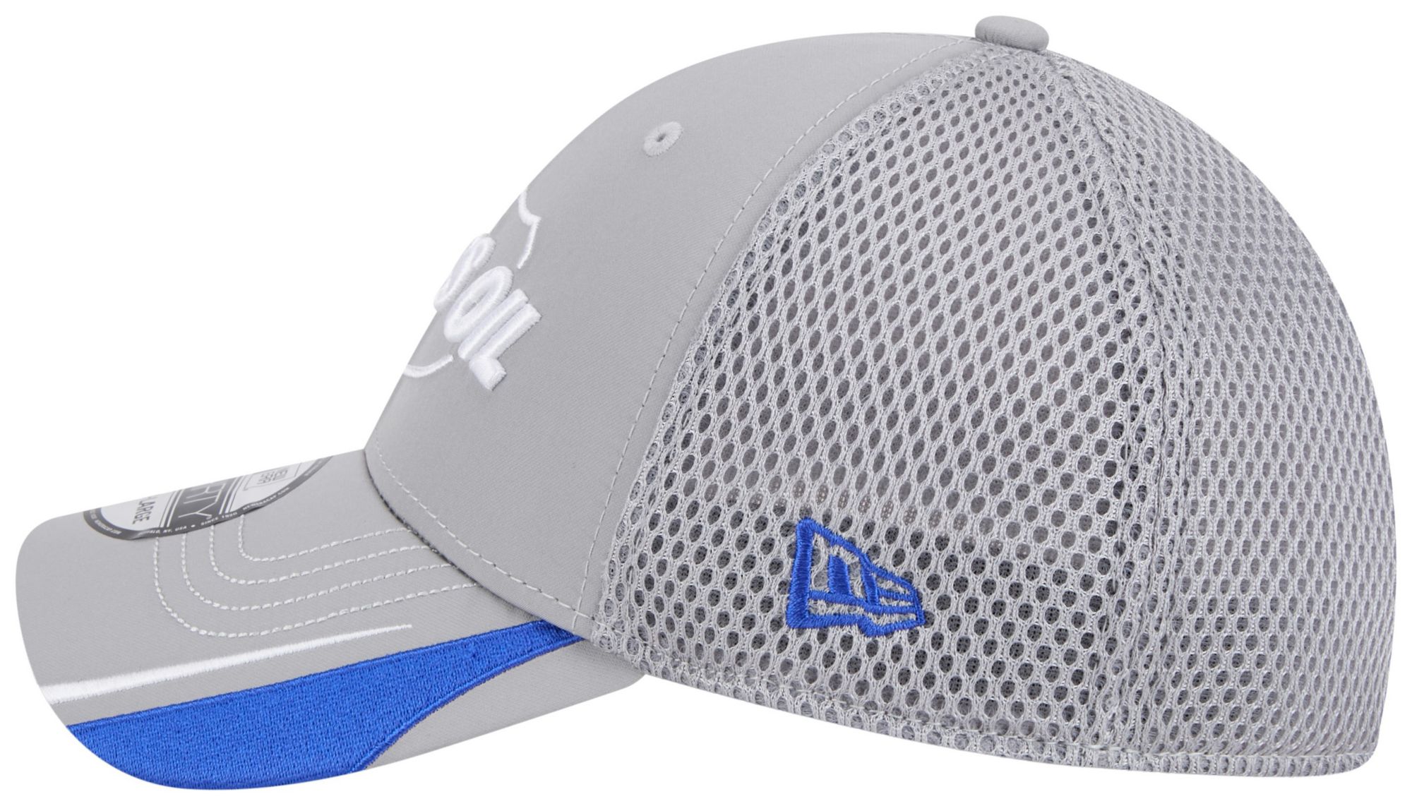 New Era Adult Nascar Kyle Busch Grey 39Thirty Stretch Fit Hat product image