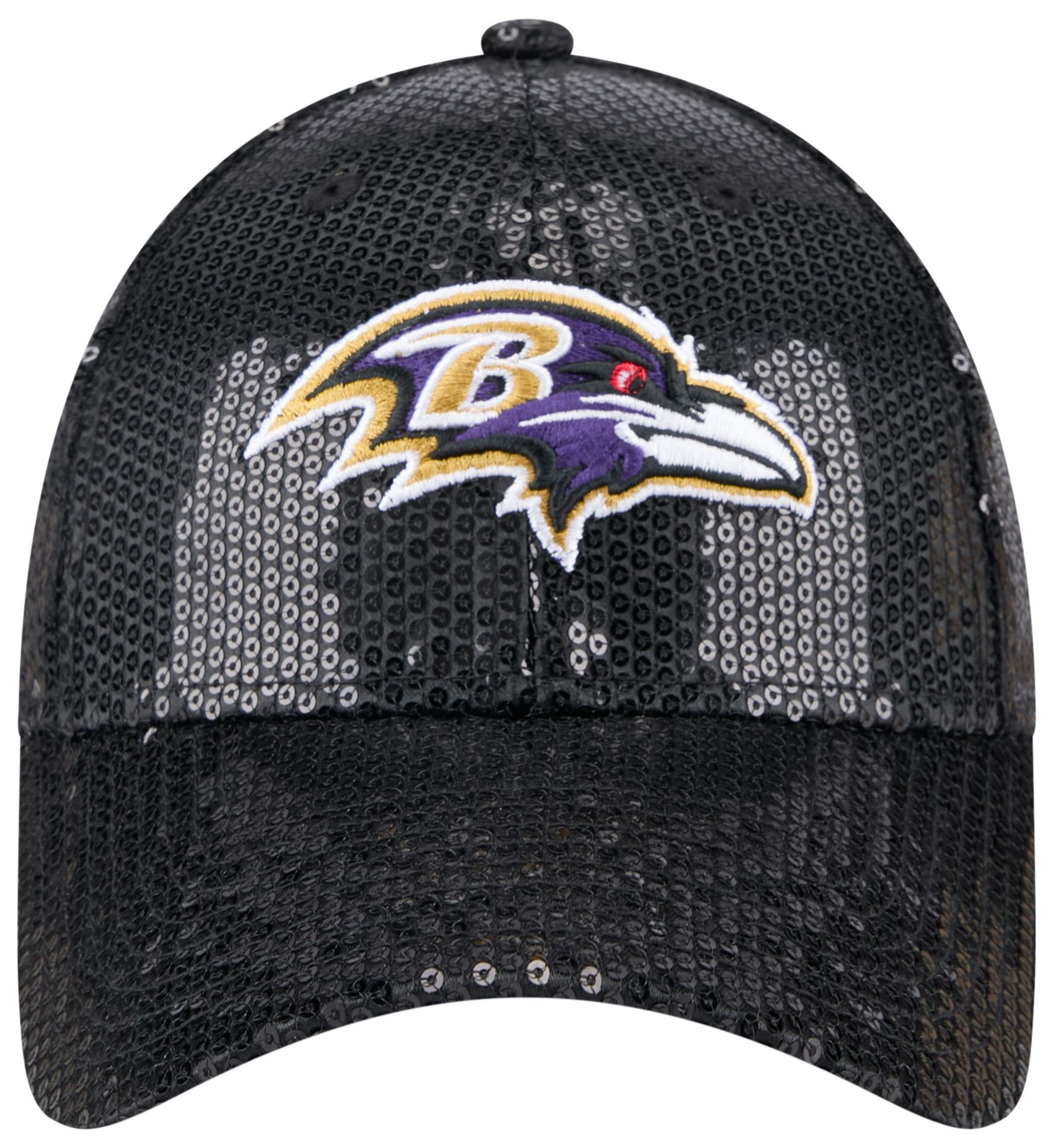 New Era Women's Baltimore Ravens Black Sequin 9Forty Adjustable Hat product image