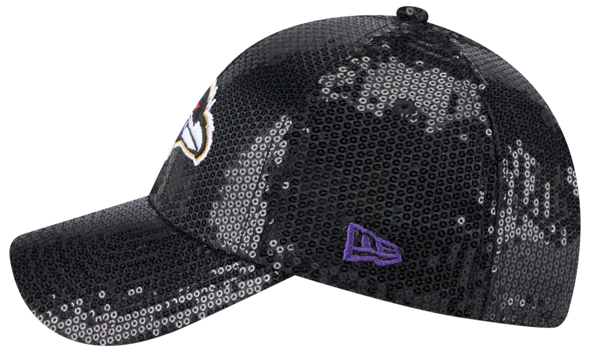 New Era Women's Baltimore Ravens Black Sequin 9Forty Adjustable Hat product image