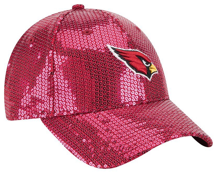 New Era Women's Arizona Cardinals Red Sequin 9Forty Adjustable Hat product image