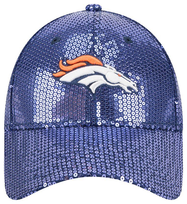 New Era Women's Denver Broncos Navy Sequin 9Forty Adjustable Hat product image