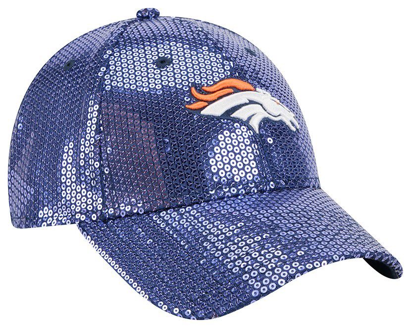 New Era Women's Denver Broncos Navy Sequin 9Forty Adjustable Hat product image