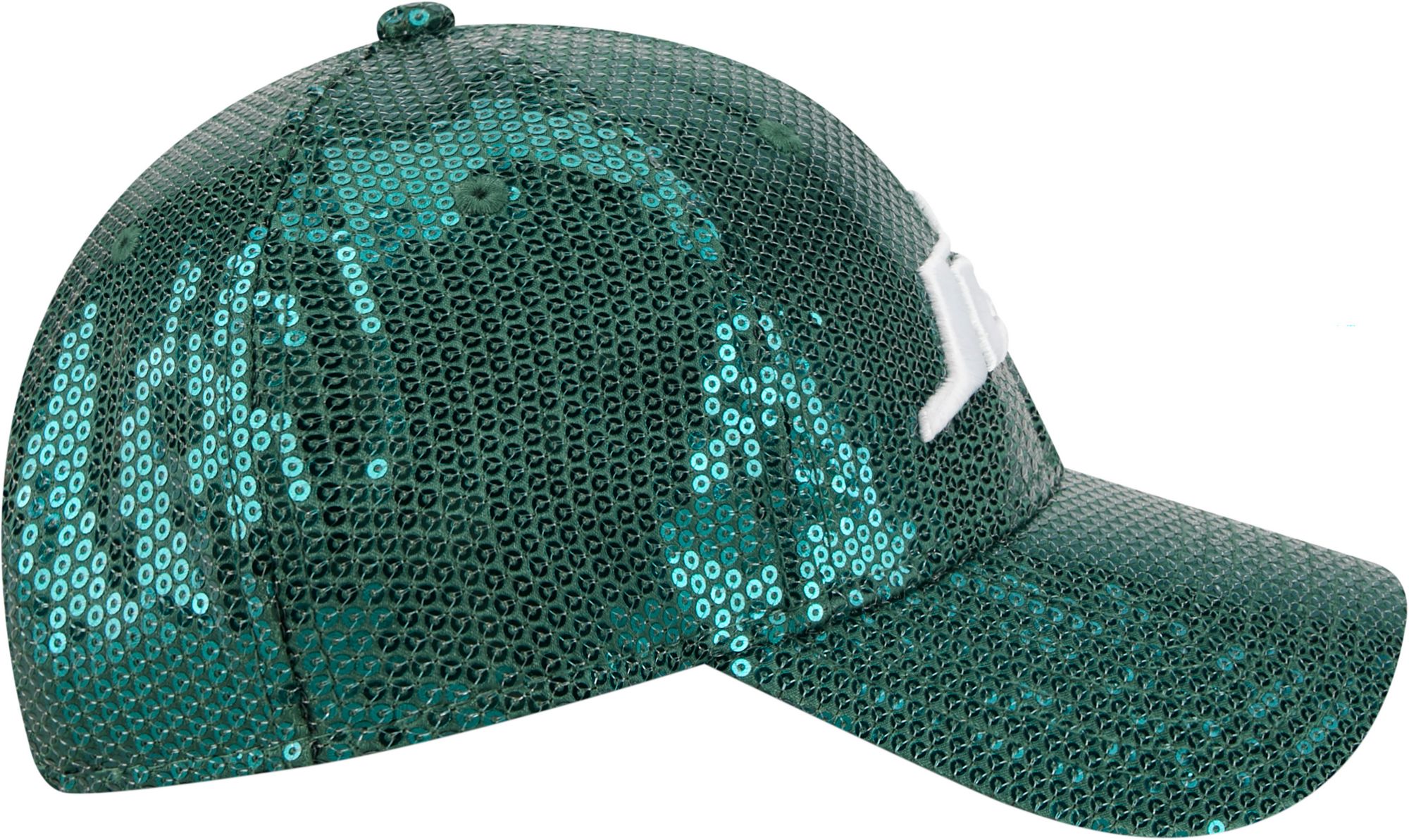 New Era Women's New York Jets Green Sequin 9Forty Adjustable Hat product image