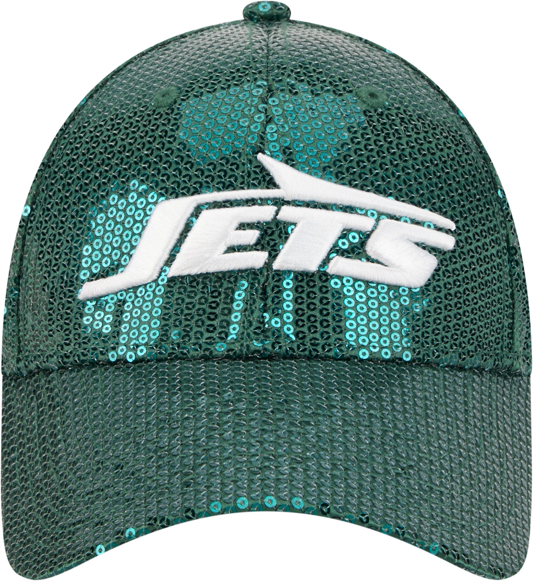 New Era Women's New York Jets Green Sequin 9Forty Adjustable Hat product image