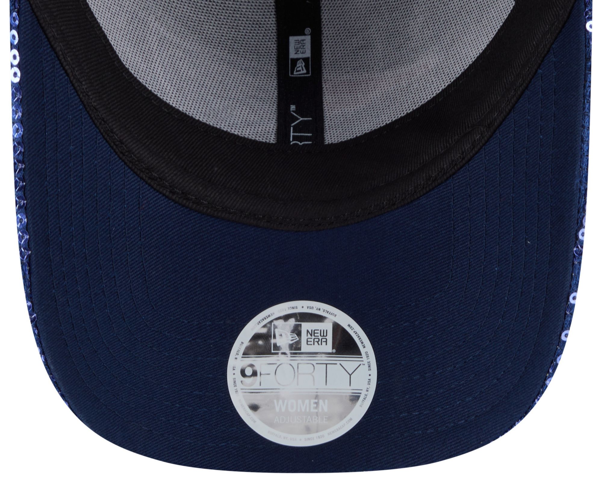New Era Women's New England Patriots Navy Sequin 9Forty Adjustable Hat product image