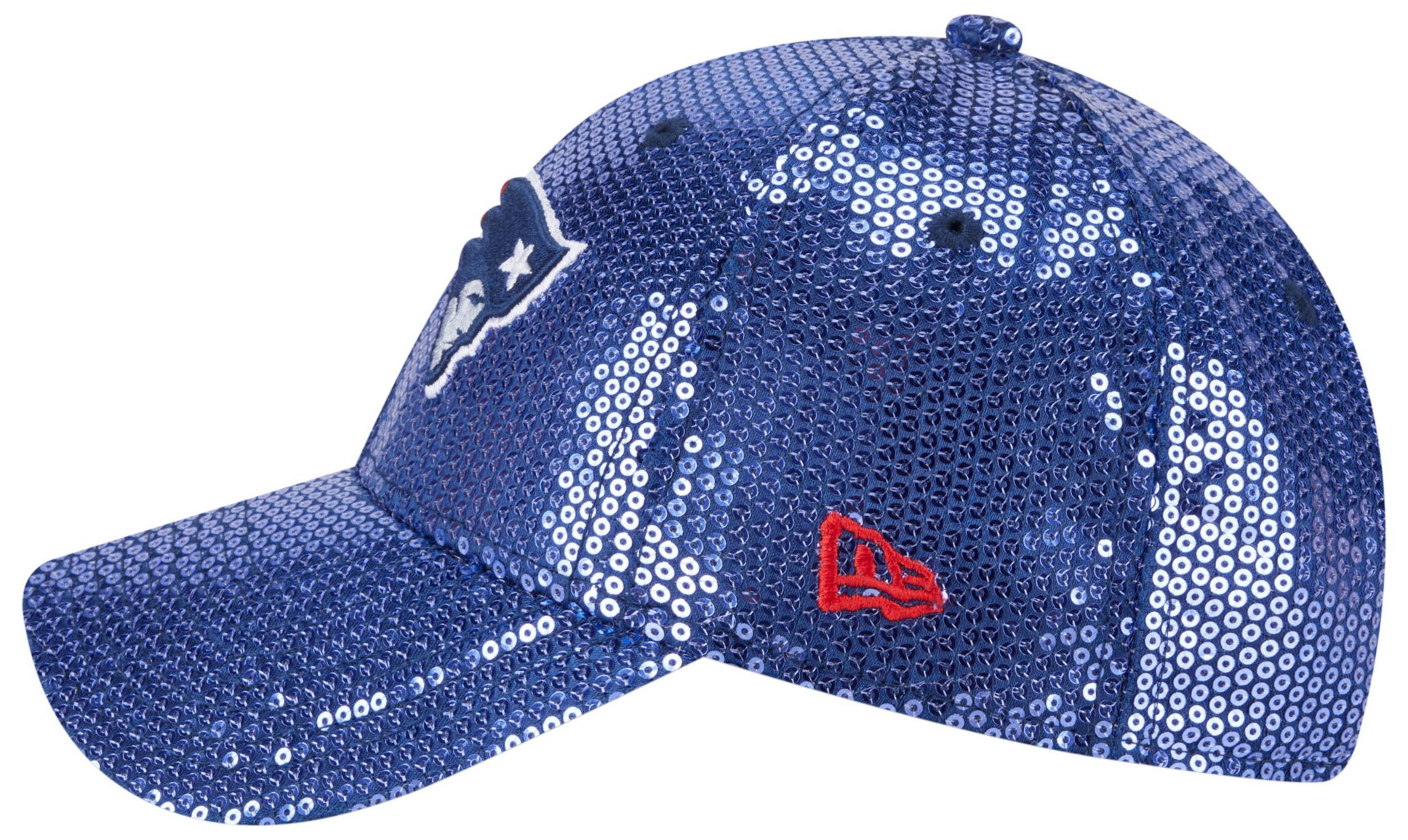 New Era Women's New England Patriots Navy Sequin 9Forty Adjustable Hat product image