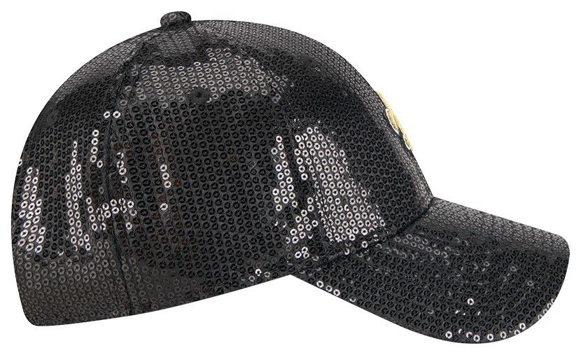 New Era Women's New Orleans Saints Black Sequin 9Forty Adjustable Hat product image