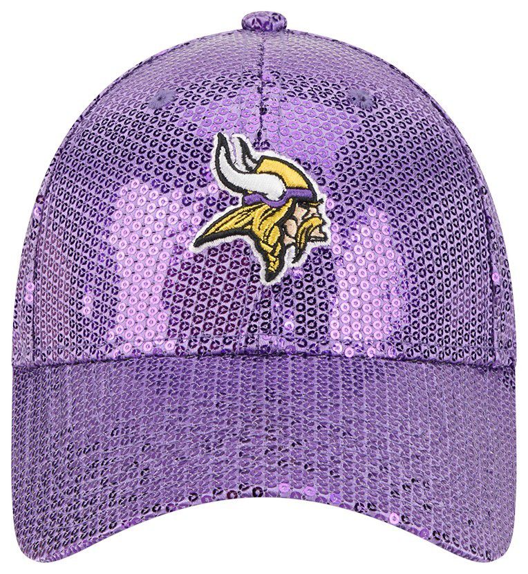 New Era Women's Minnesota Vikings Purple Sequin 9Forty Adjustable Hat product image