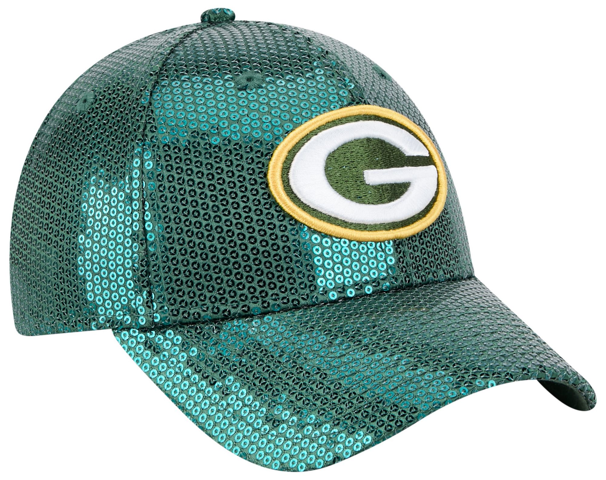 New Era Women's Green Bay Packers Green Sequin 9Forty Adjustable Hat product image