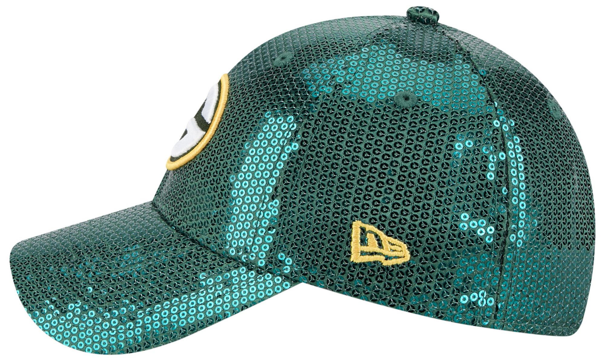New Era Women's Green Bay Packers Green Sequin 9Forty Adjustable Hat product image