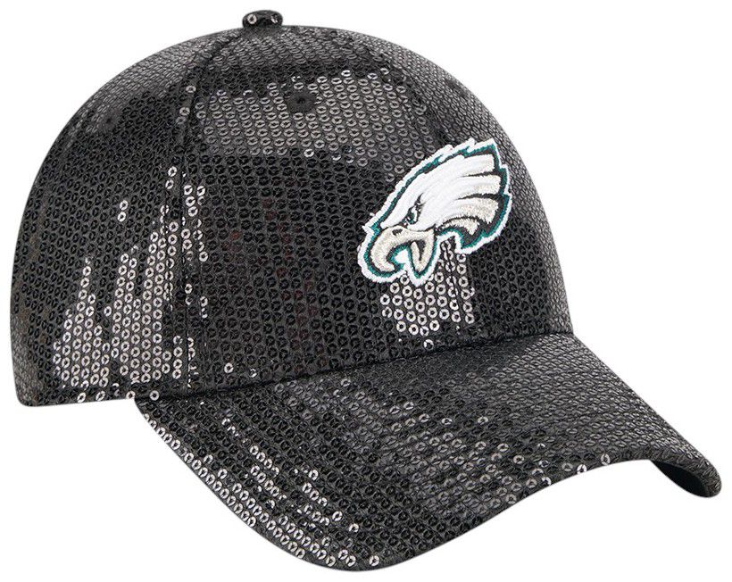 New Era Women's Philadelphia Eagles Teal Sequin 9Forty Adjustable Hat product image