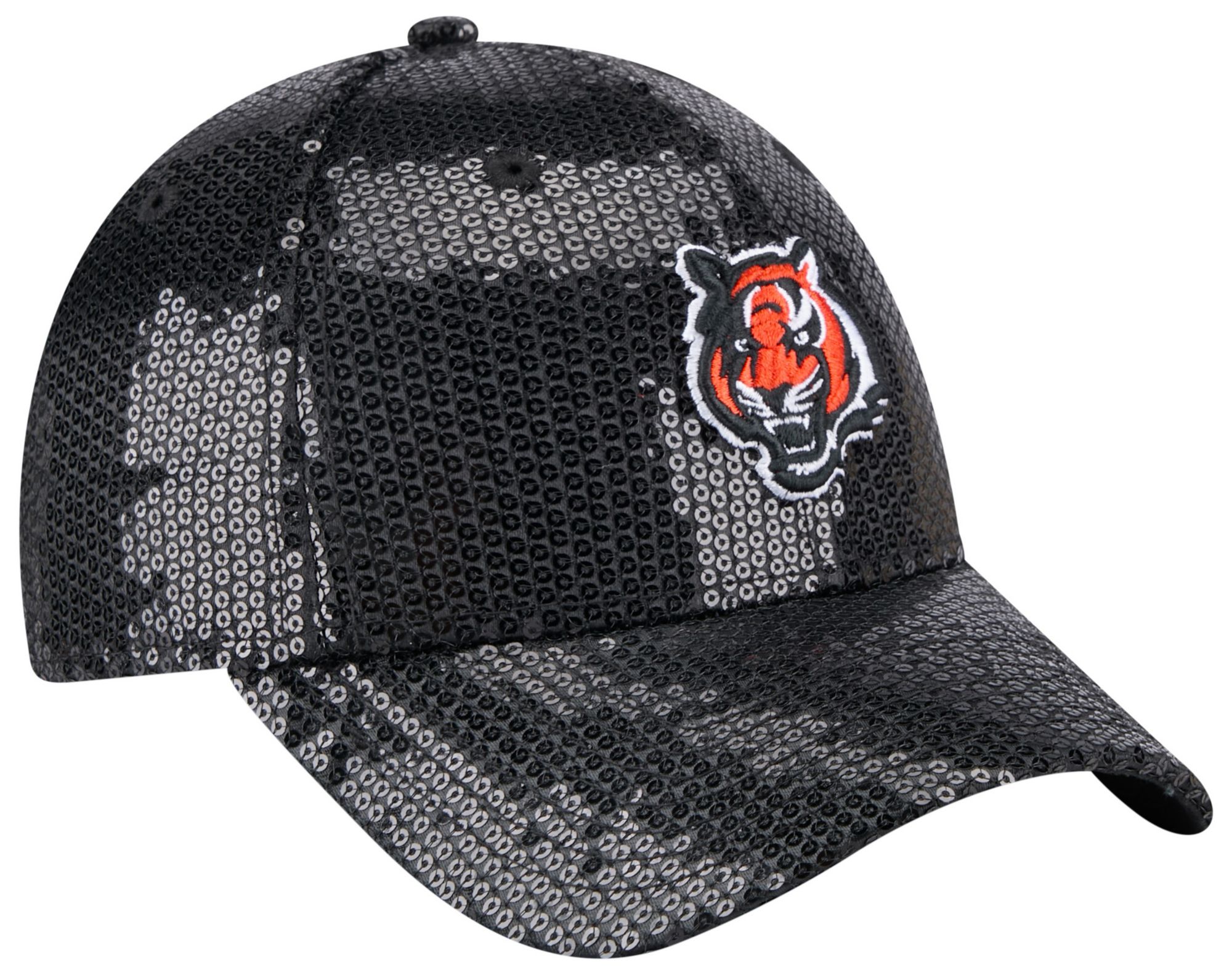 New Era Women's Cincinnati Bengals Black Sequin 9Forty Adjustable Hat product image