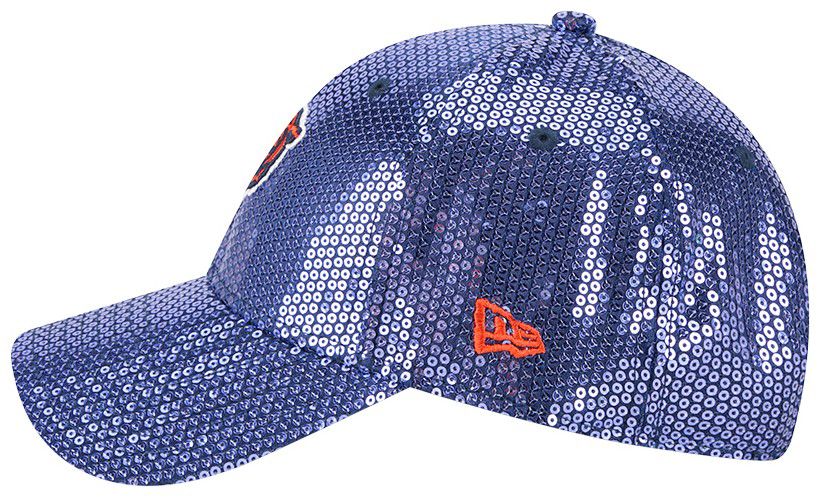 New Era Women's Chicago Bears Navy Sequin 9Forty Adjustable Hat product image