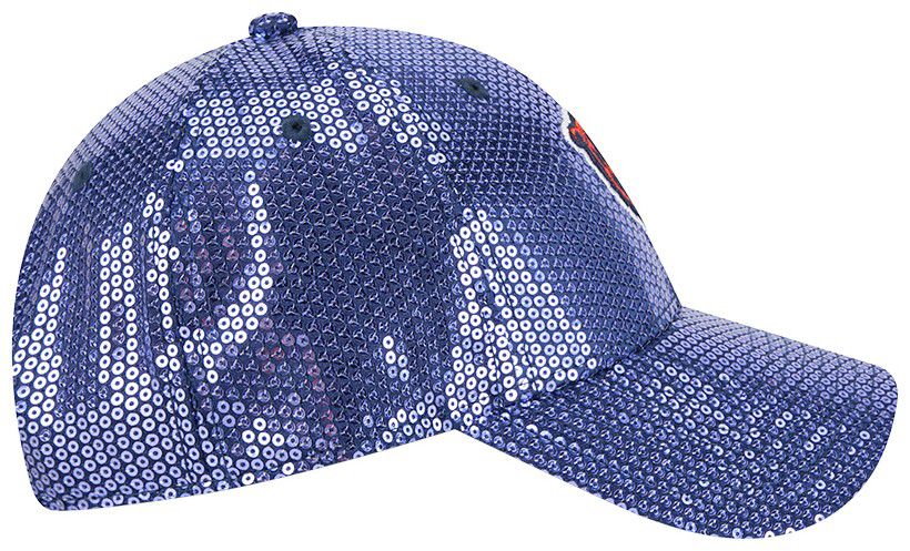 New Era Women's Chicago Bears Navy Sequin 9Forty Adjustable Hat product image