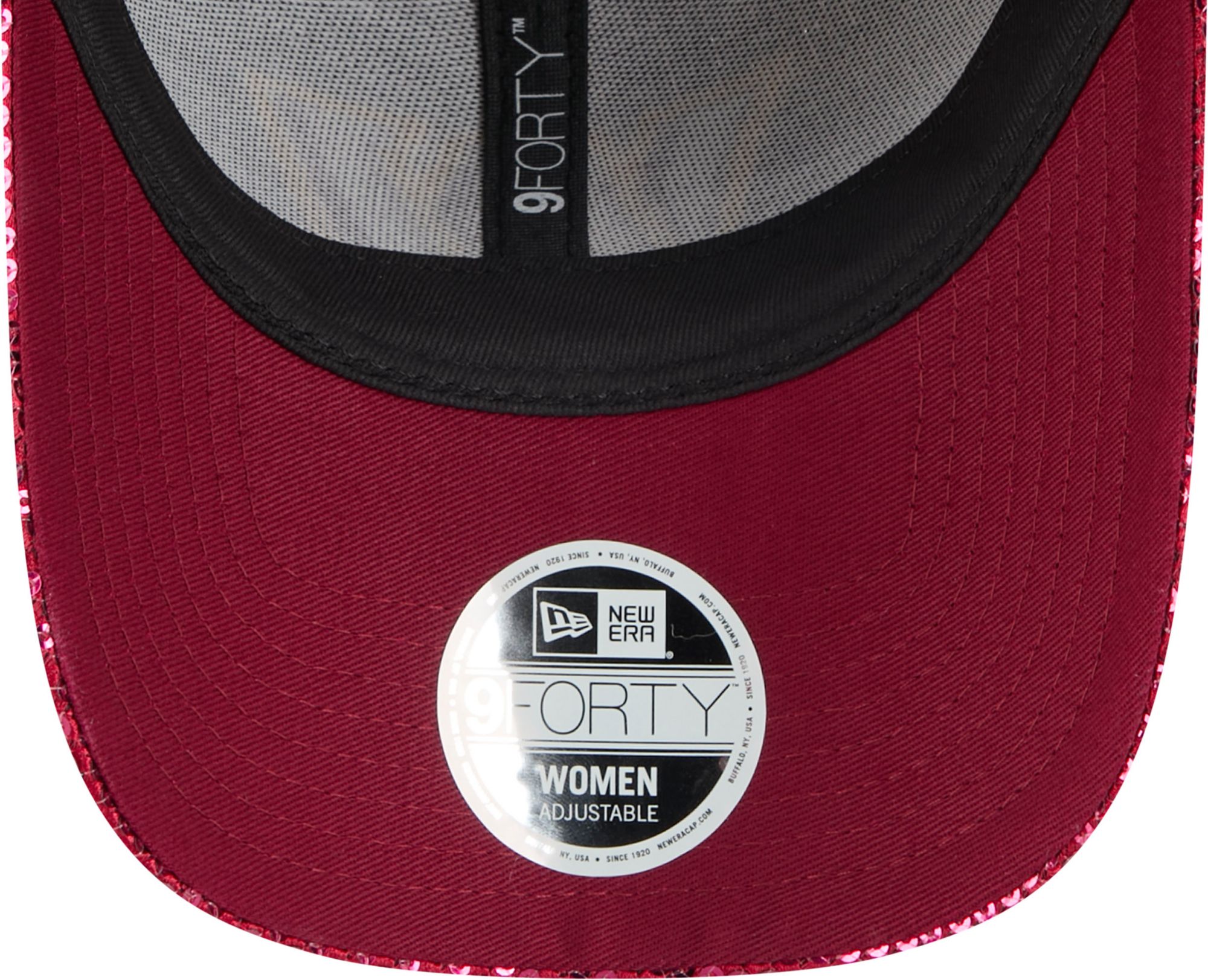New Era Women's Washington Commanders Maroon Sequin 9Forty Adjustable Hat product image
