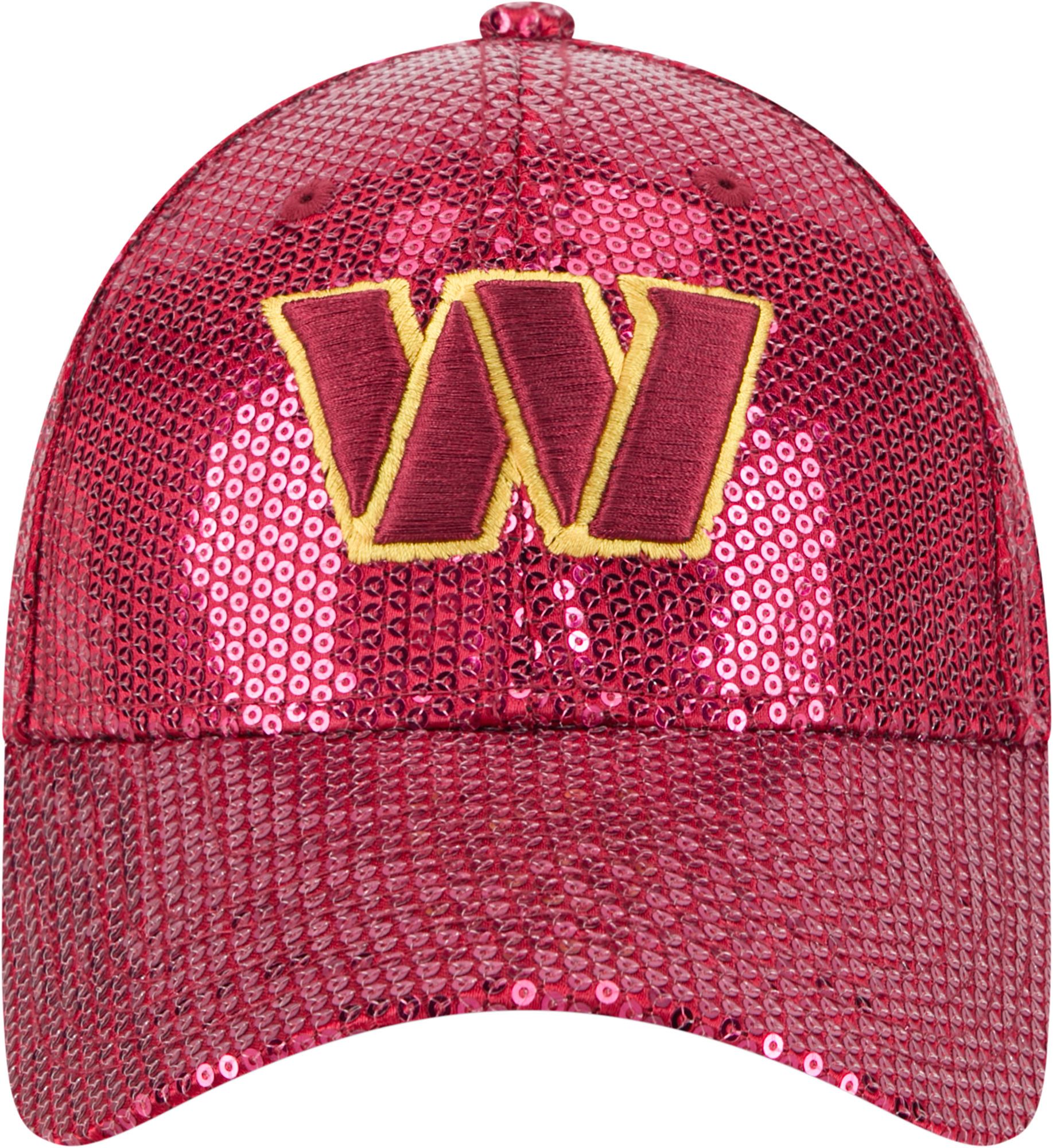 New Era Women's Washington Commanders Maroon Sequin 9Forty Adjustable Hat product image