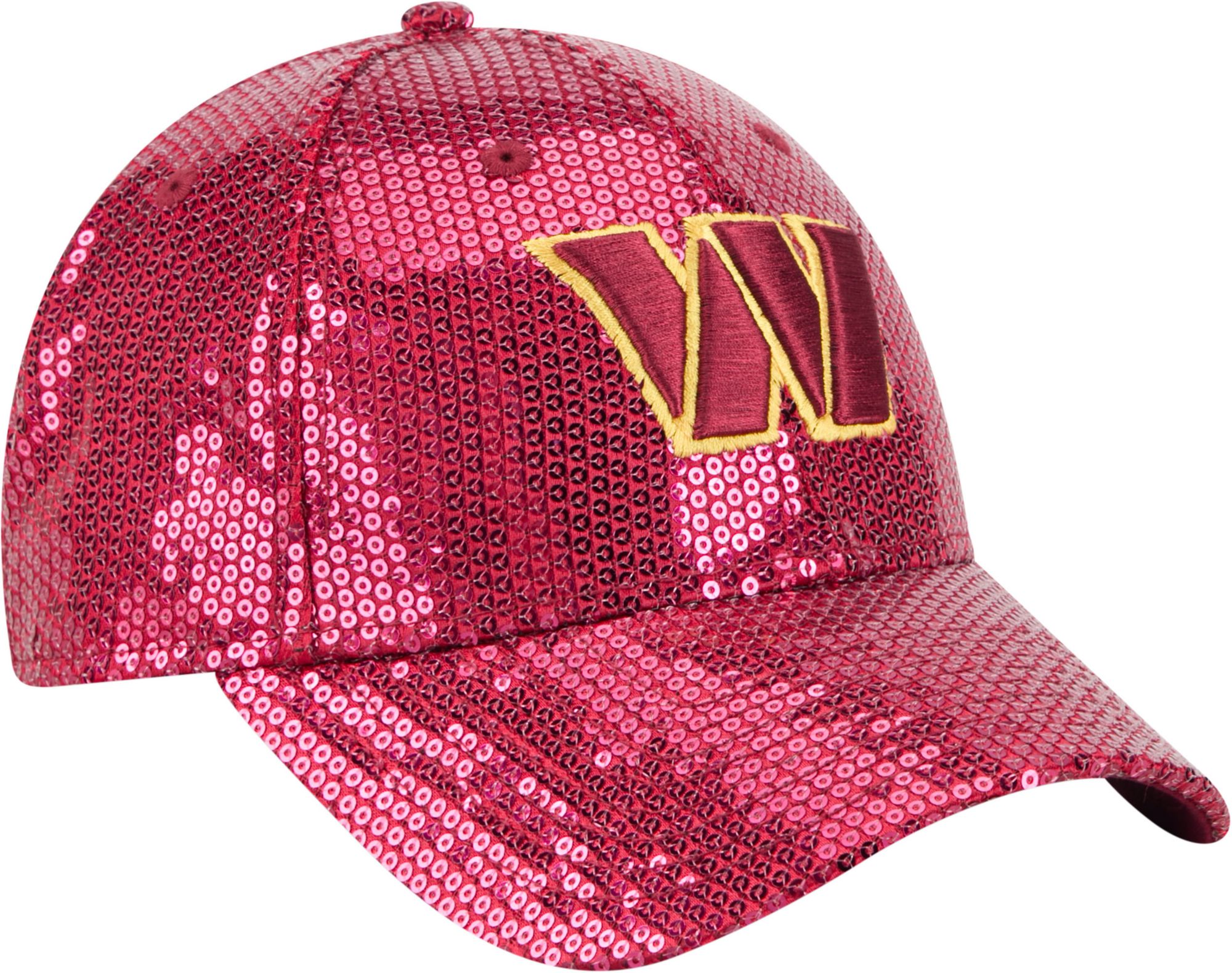 New Era Women's Washington Commanders Maroon Sequin 9Forty Adjustable Hat product image