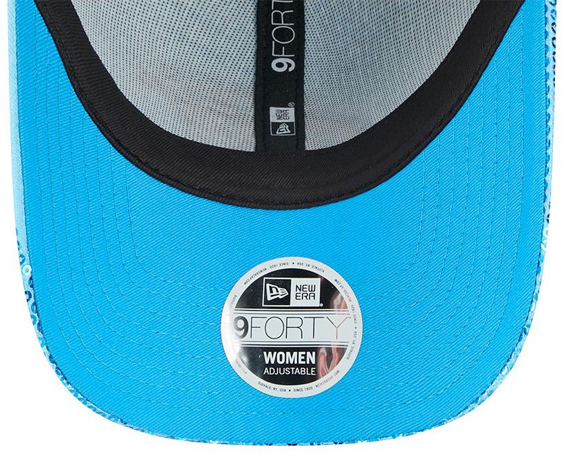 New Era Women's Carolina Panthers Blue Sequin 9Forty Adjustable Hat product image