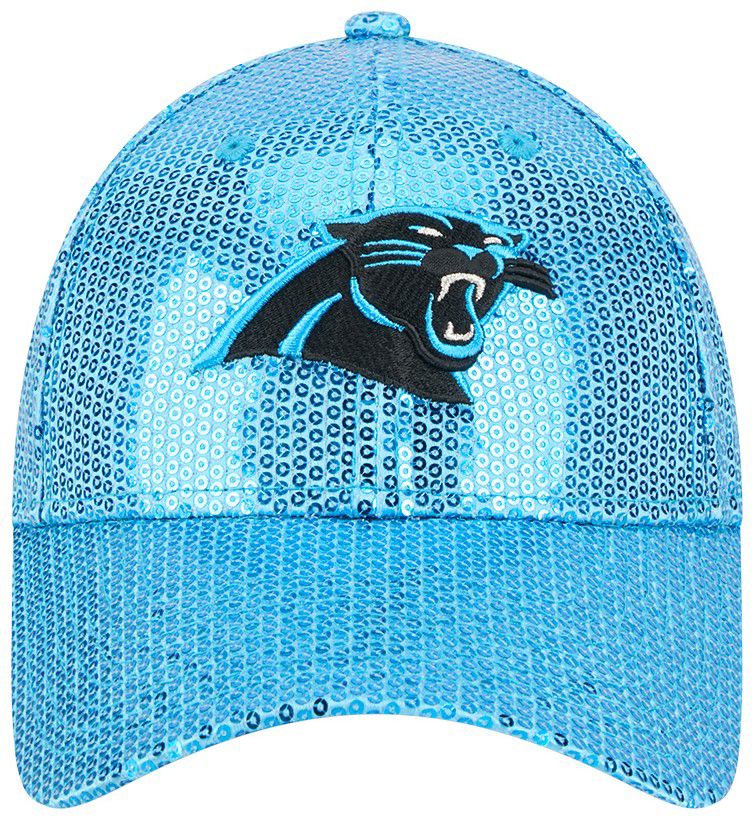 New Era Women's Carolina Panthers Blue Sequin 9Forty Adjustable Hat product image