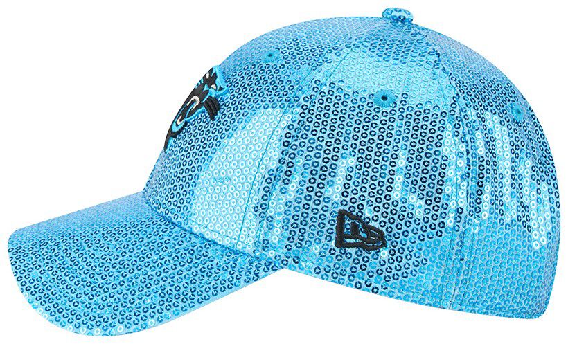 New Era Women's Carolina Panthers Blue Sequin 9Forty Adjustable Hat product image