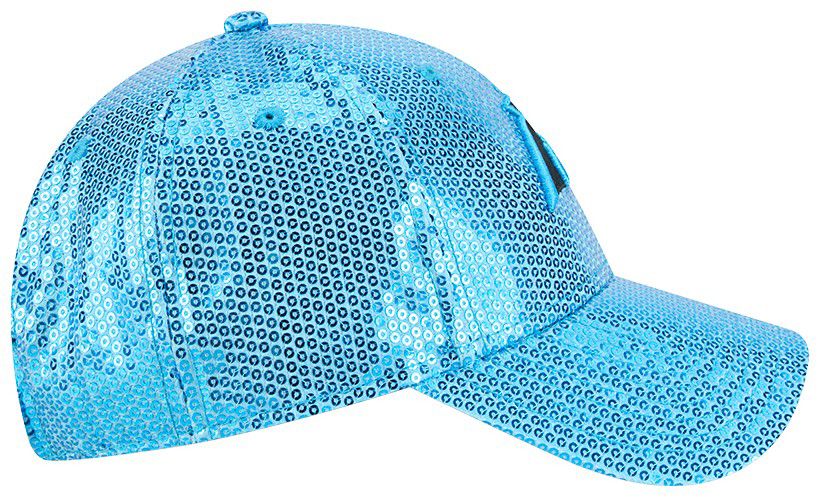 New Era Women's Carolina Panthers Blue Sequin 9Forty Adjustable Hat product image