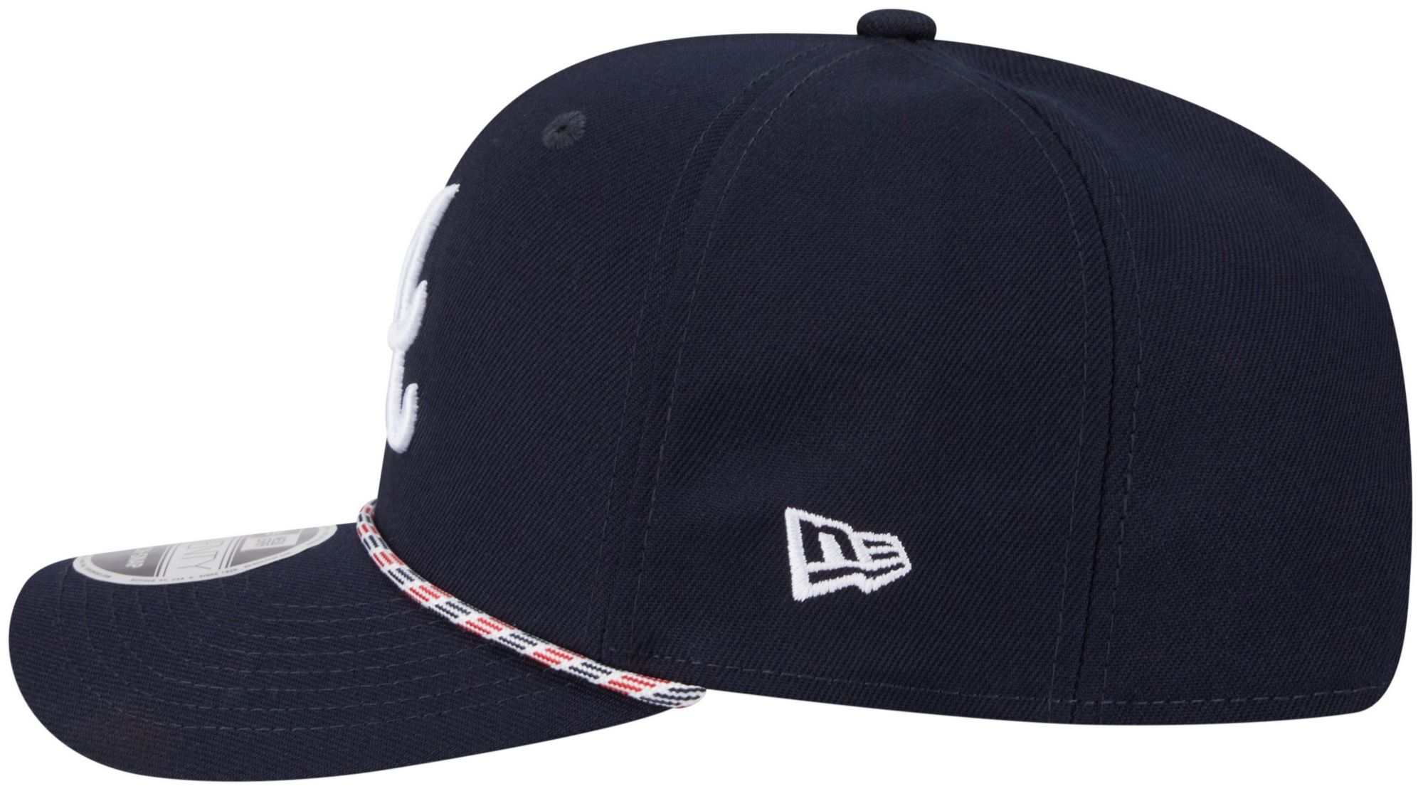 New Era Adult Atlanta Braves Navy Multi Rope 9Seventy Adjustable Stretch-Snap Hat product image