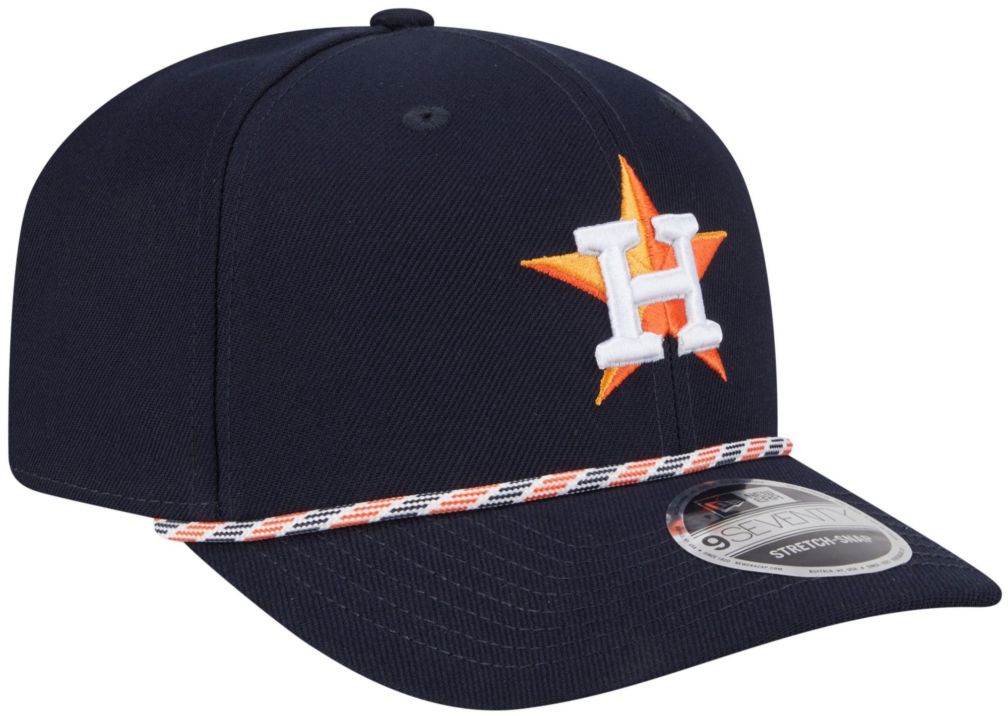 New Era Adult Houston Astros Navy Multi Rope 9Seventy Adjustable Stretch-Snap Hat product image