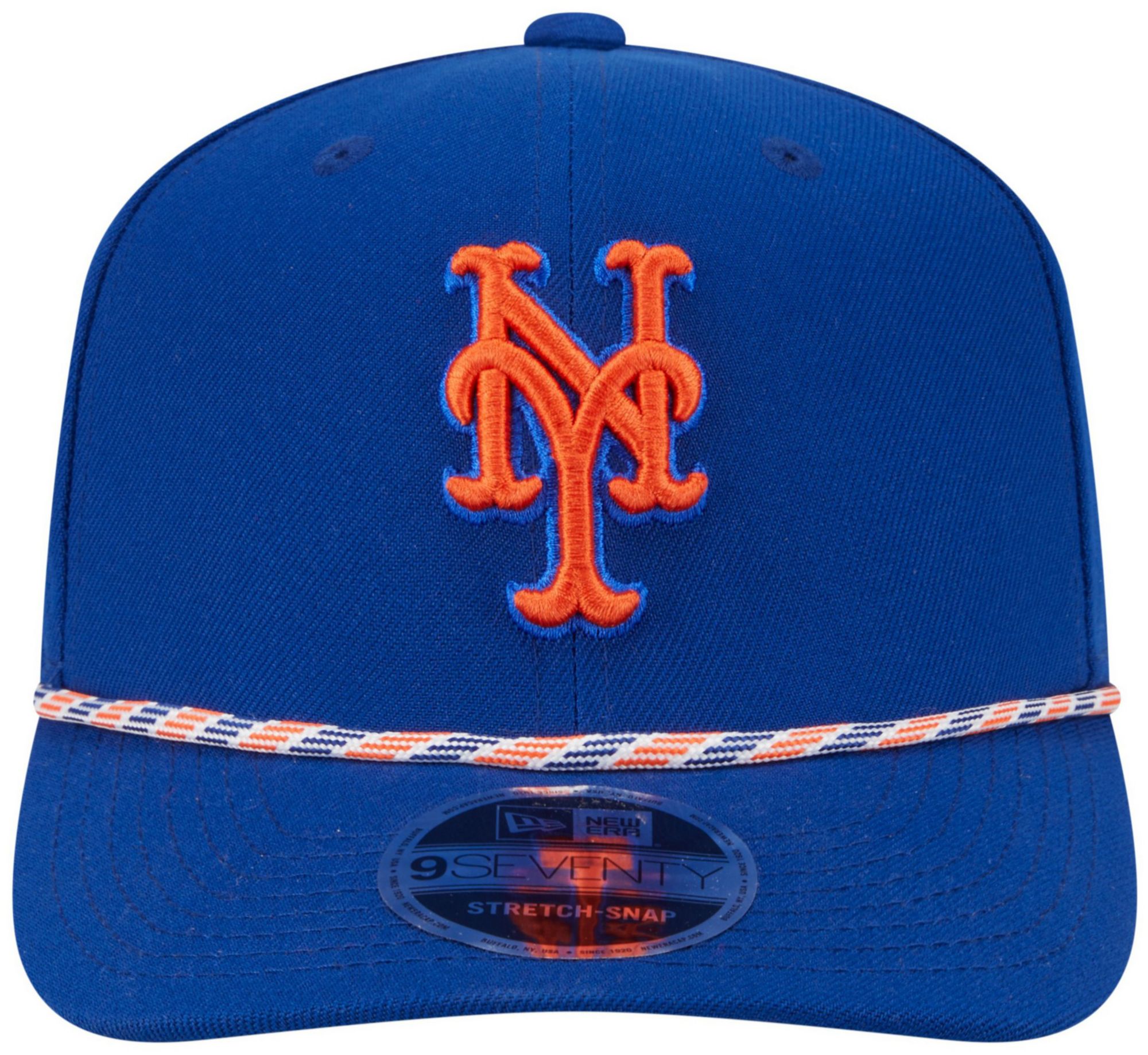New Era Adult New York Mets Blue Multi Rope 9Seventy Adjustable Stretch-Snap Hat product image