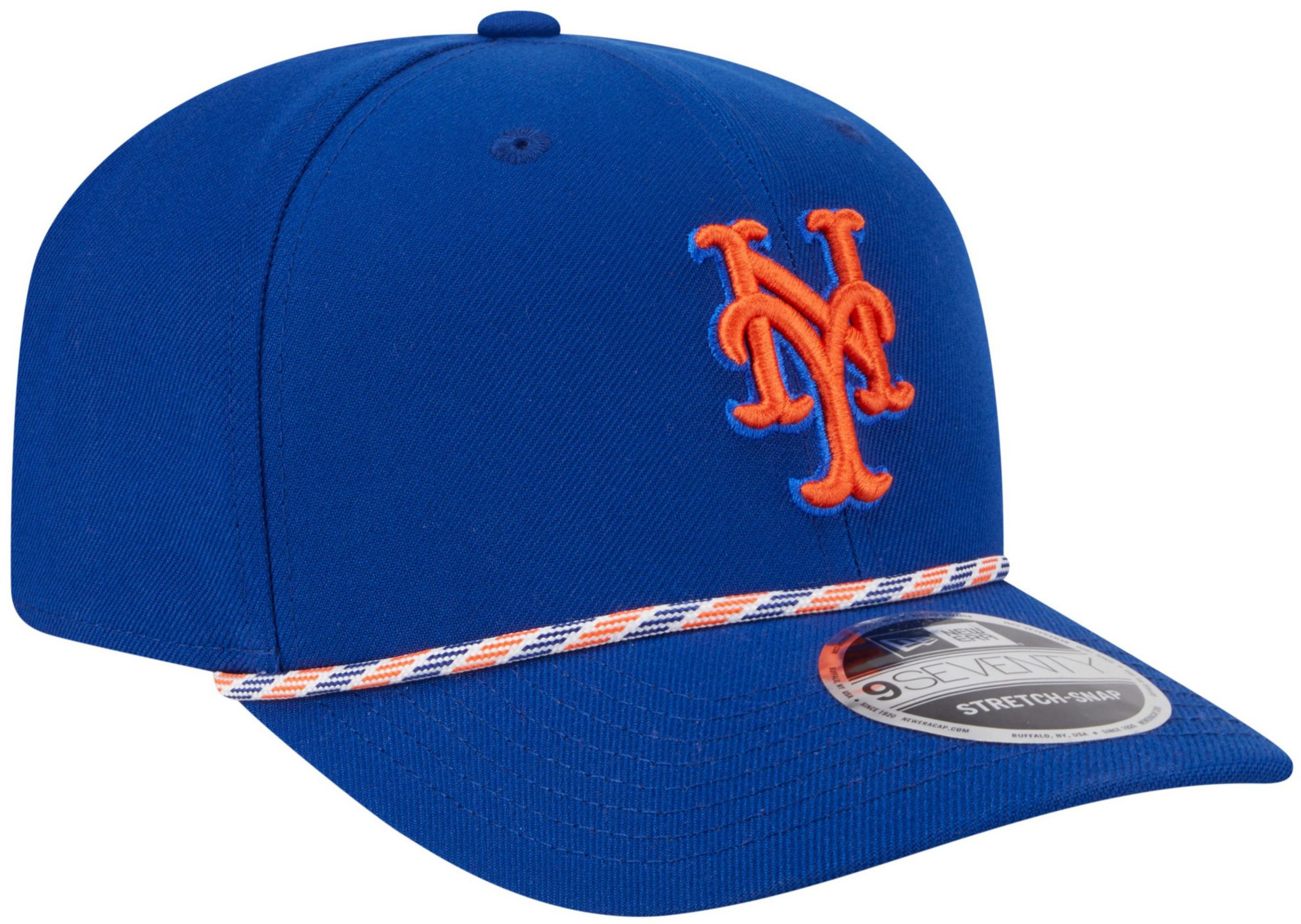 New Era Adult New York Mets Blue Multi Rope 9Seventy Adjustable Stretch-Snap Hat product image