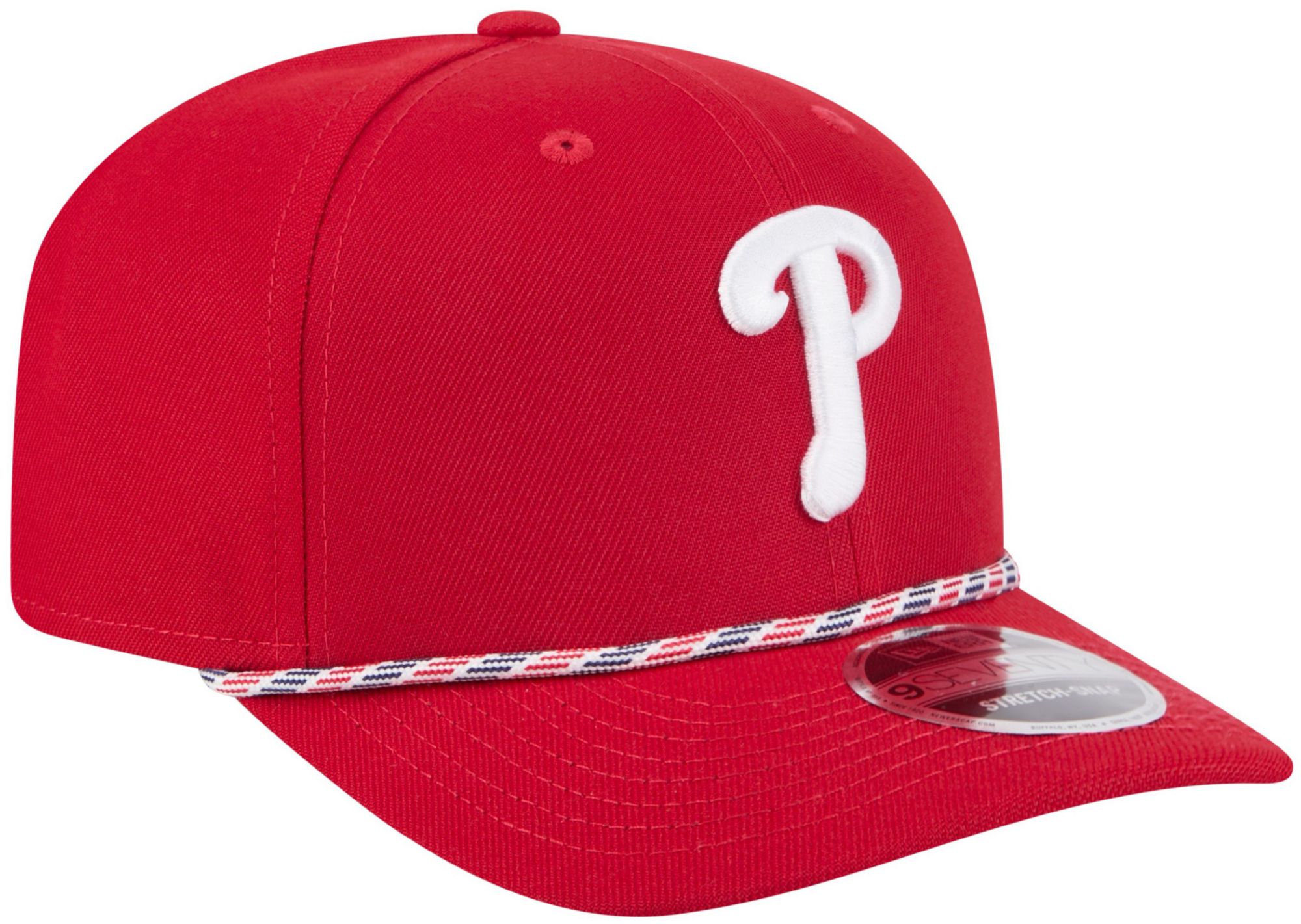 New Era Adult Philadelphia Phillies Red Multi Rope 9Seventy Adjustable Stretch-Snap Hat product image