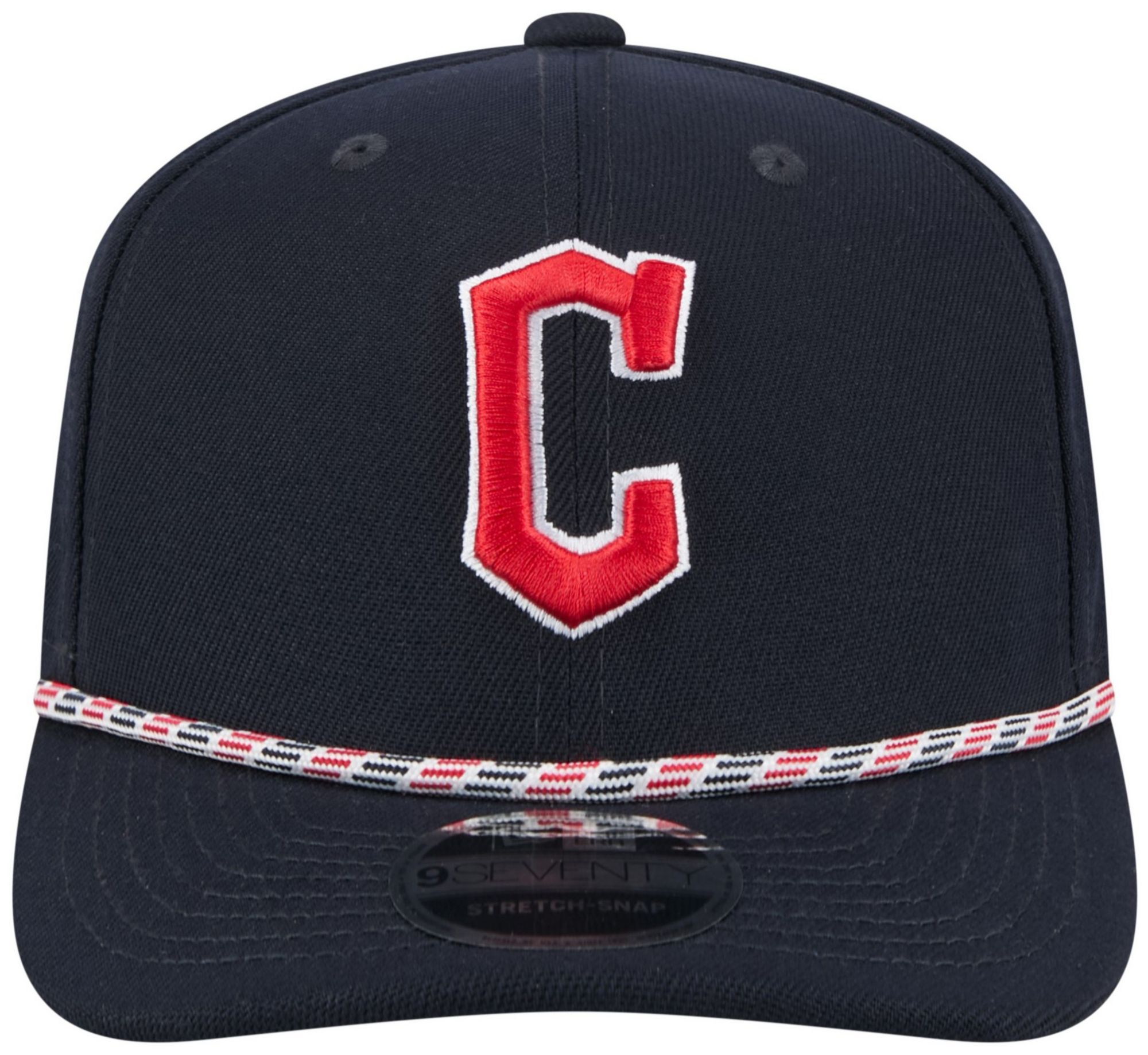 New Era Adult Cleveland Guardians Navy Multi Rope 9Seventy Adjustable Stretch-Snap Hat product image