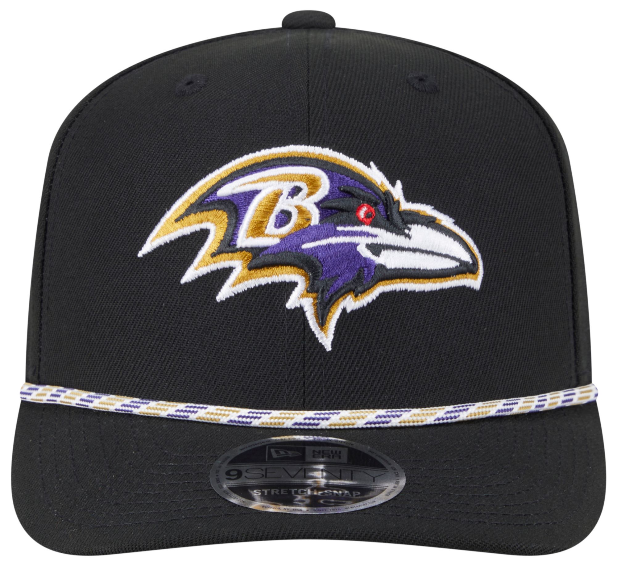 New Era Adult Baltimore Ravens Black Rope 9Seventy Adjustable Hat product image