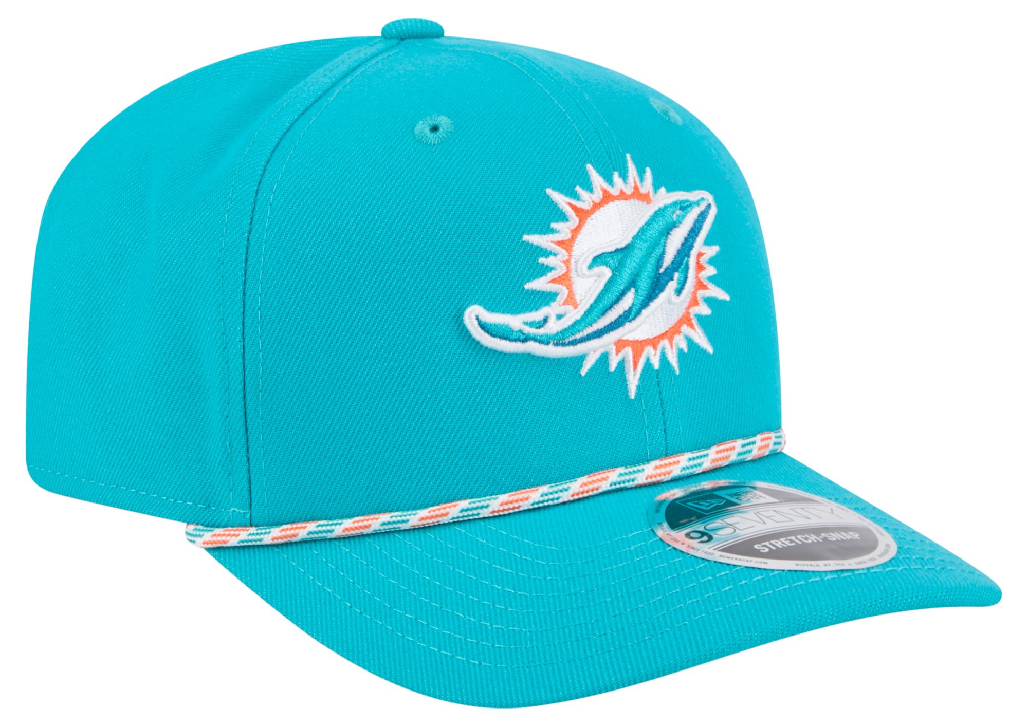 New Era Adult Miami Dolphins Aqua Rope 9Seventy Adjustable Hat product image