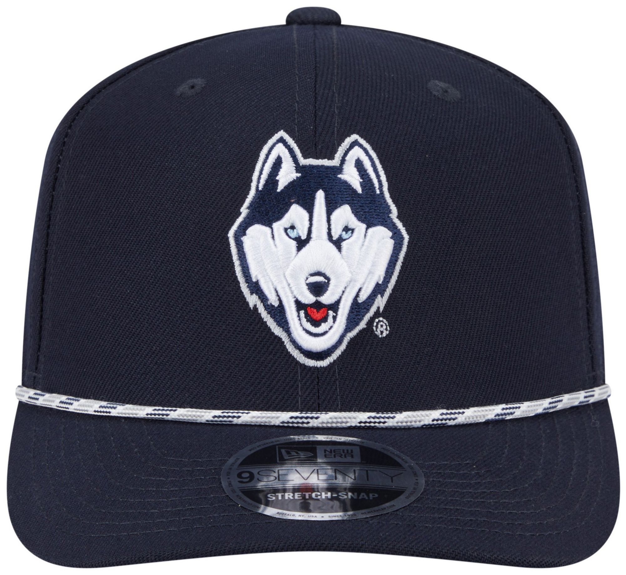 New Era Adult Connecticut Huskies Navy Multi Rope 9Seventy Adjustable Stretch-Snap Hat product image