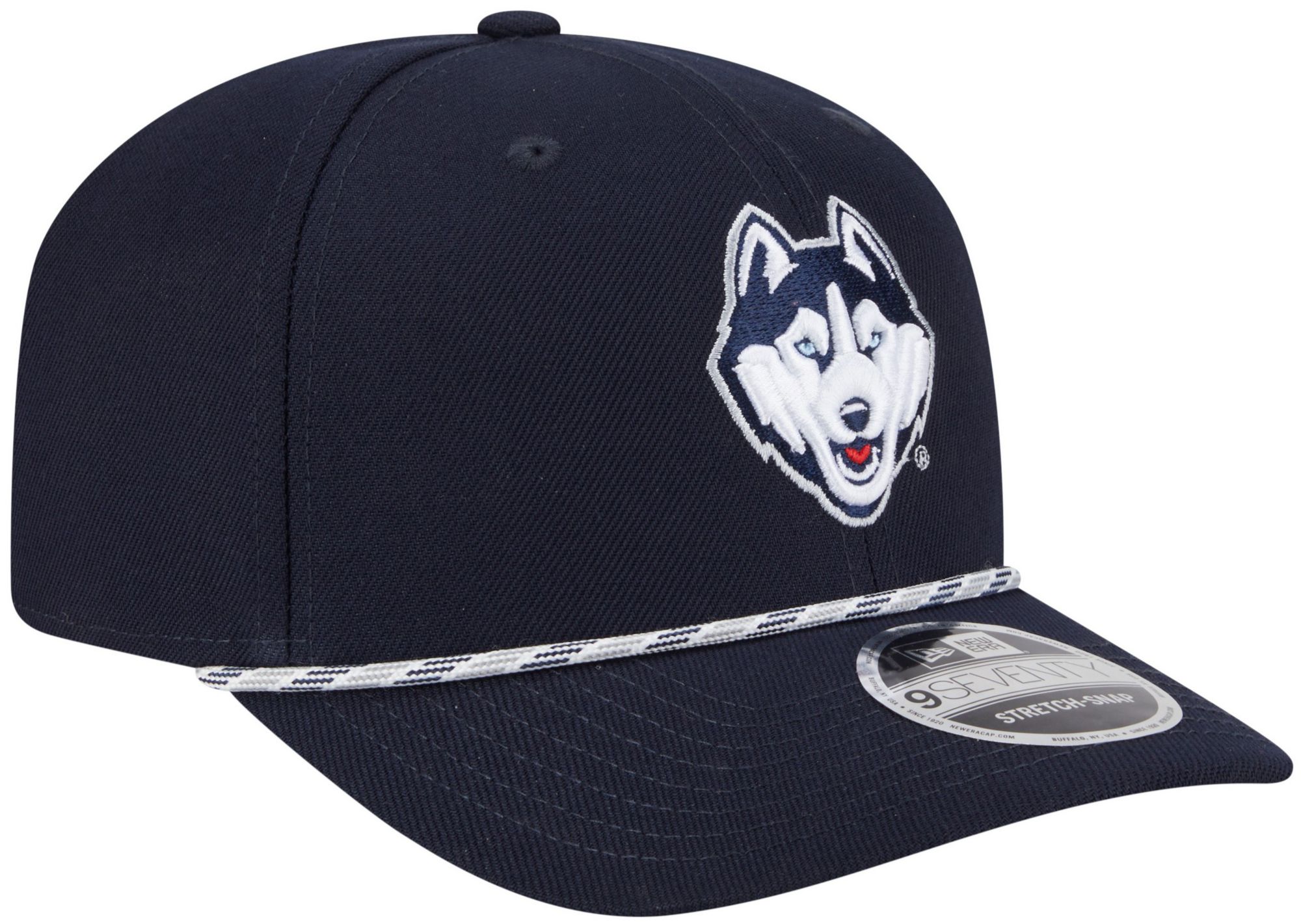 New Era Adult Connecticut Huskies Navy Multi Rope 9Seventy Adjustable Stretch-Snap Hat product image