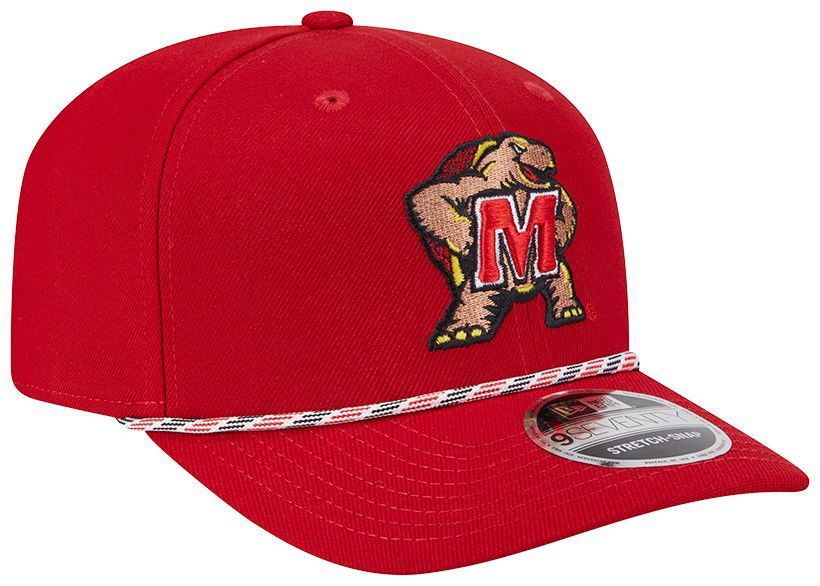 New Era Adult Maryland Terrapins Red Multi - Rope 970 Adjustable Stretch-Snap Hat product image