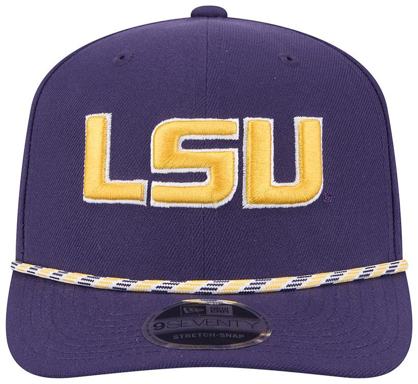New Era Adult LSU Tigers Purple Multi - Rope 970 Adjustable Stretch-Snap Hat product image