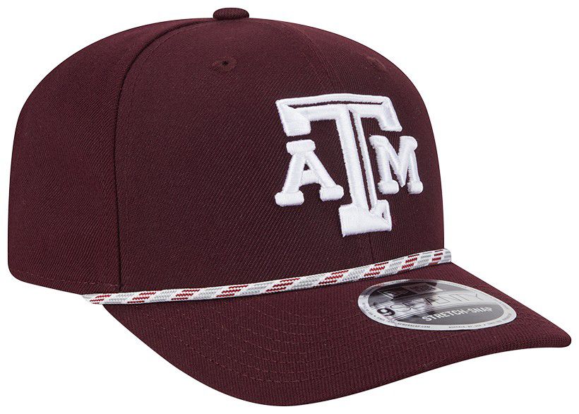 New Era Adult Texas A&M Aggies Maroon Multi - Rope 970 Adjustable Stretch-Snap Hat product image
