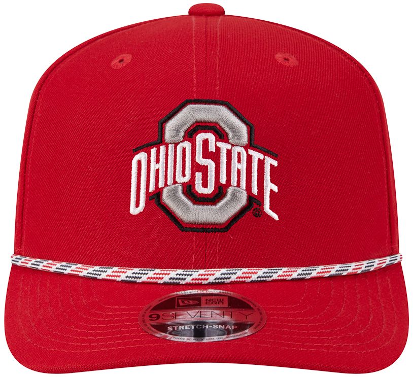 New Era Adult Ohio State Buckeyes Red Multi - Rope 970 Adjustable Stretch-Snap Hat product image
