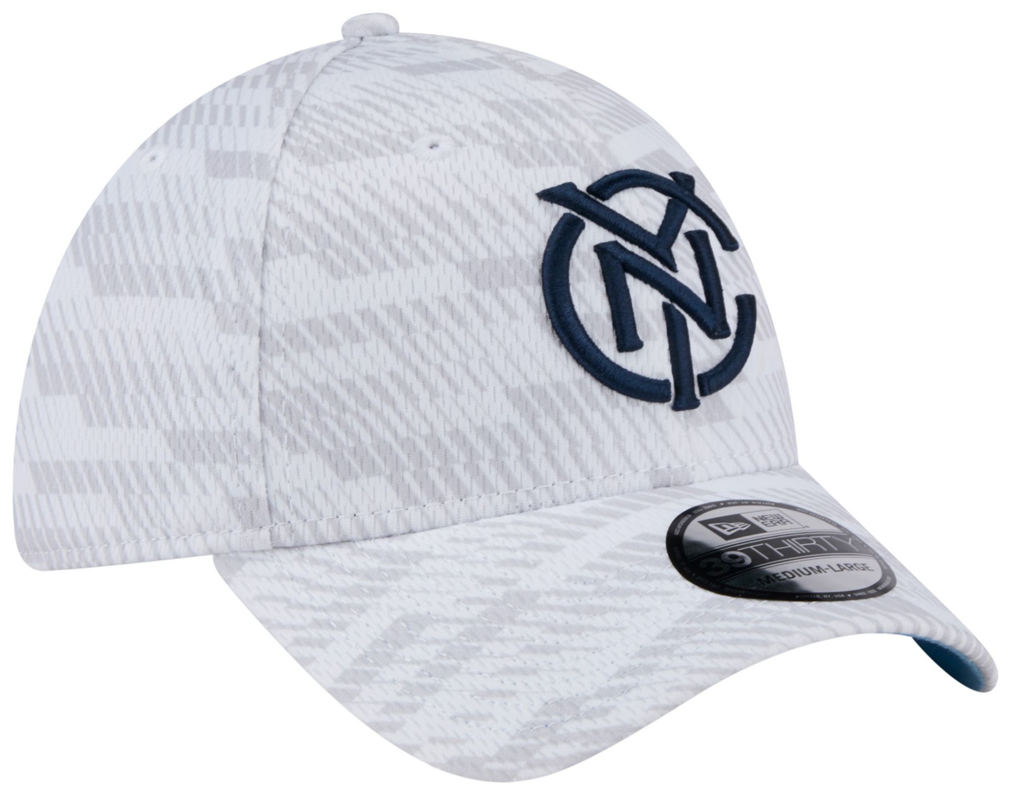 New Era Adult New York City FC Pastel Blue Graded 39Thirty Stretch Fit Hat product image