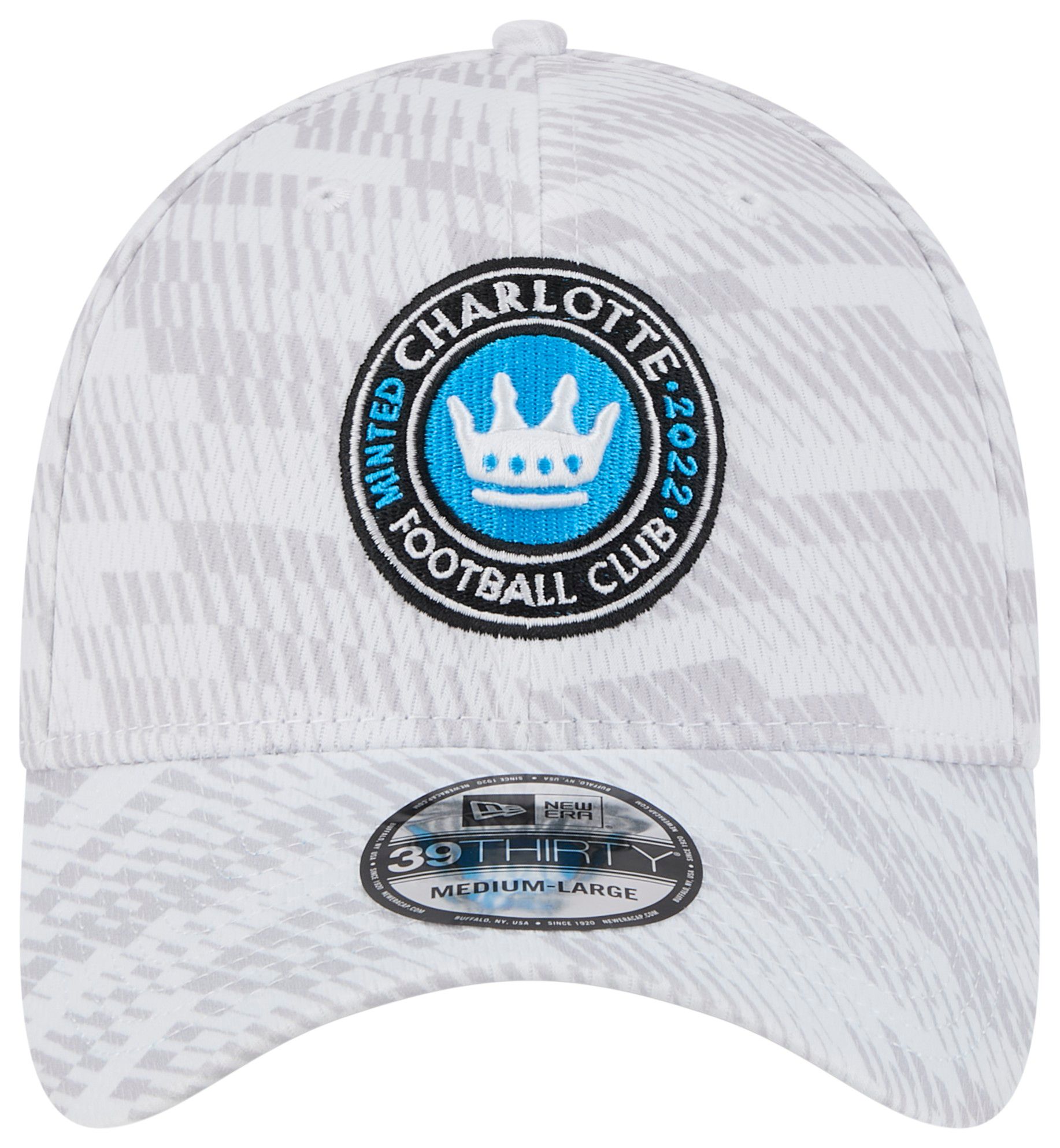 New Era Adult Charlotte FC Black Graded 39Thirty Stretch Fit Hat product image