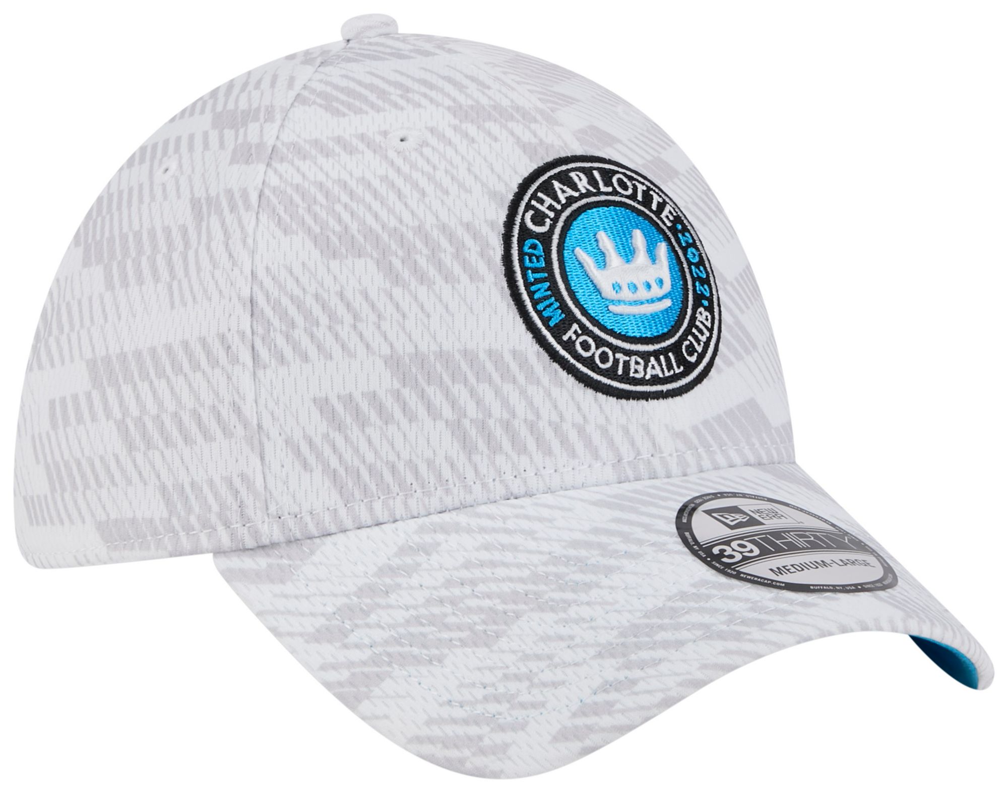 New Era Adult Charlotte FC Black Graded 39Thirty Stretch Fit Hat product image