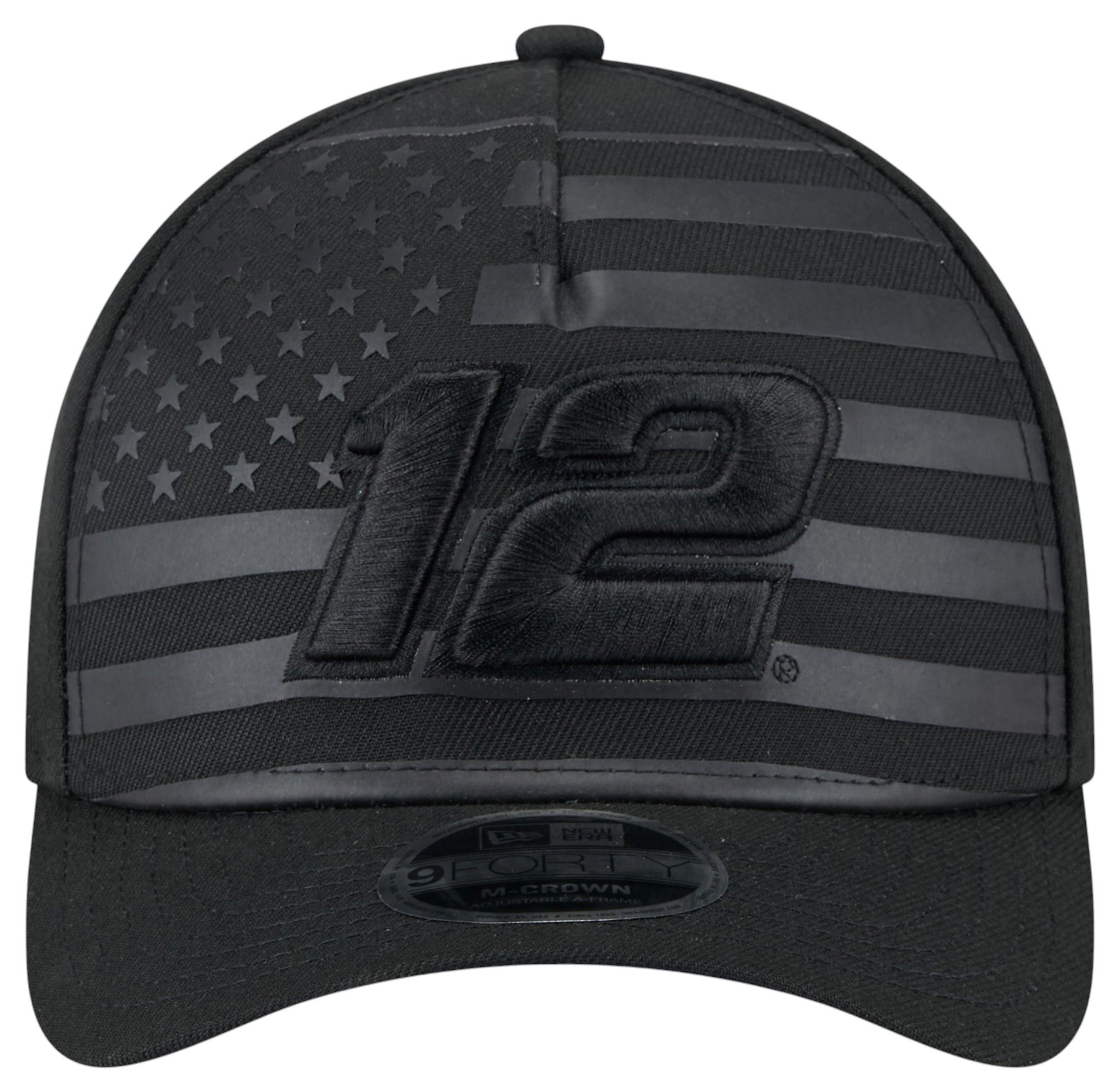 New Era Adult Ryan Blaney Black Flag 9Forty Adjustable Hat product image